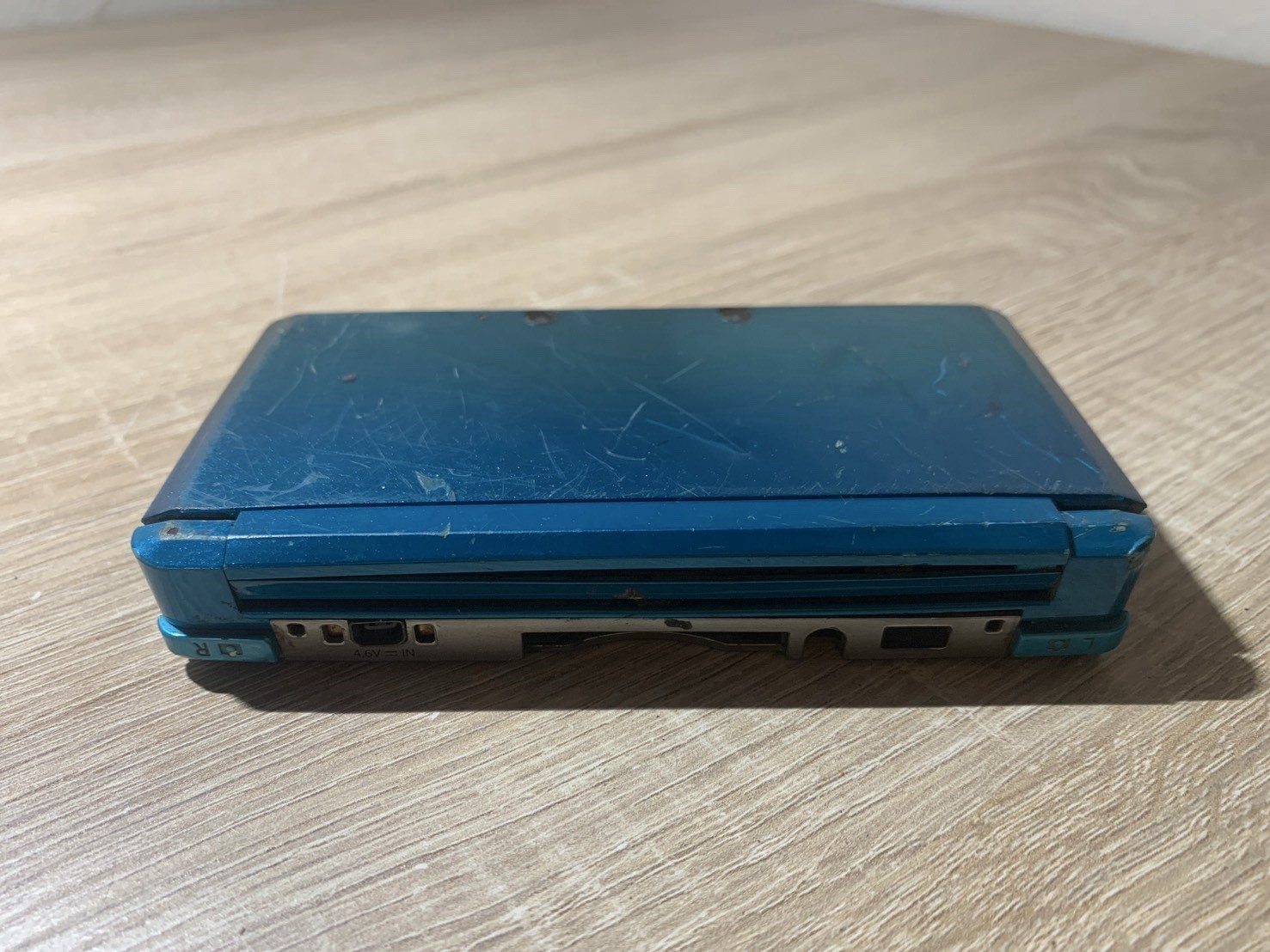 1330 Nintendo 3DS Aqua Blue For Parts