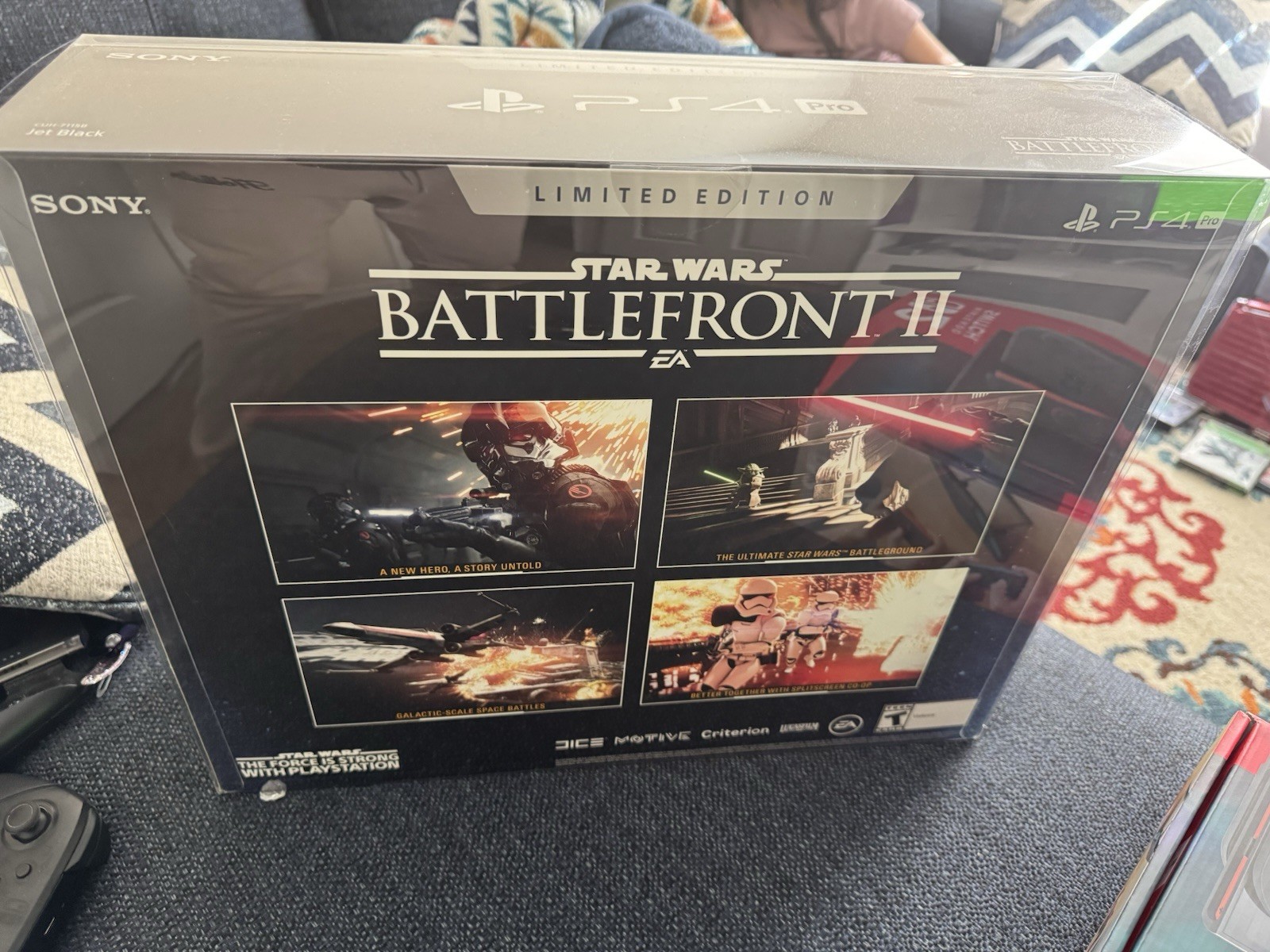 Sony PlayStation 4 Pro STAR WARS: Battlefront II Limited Edition Bundle, 1TB,…