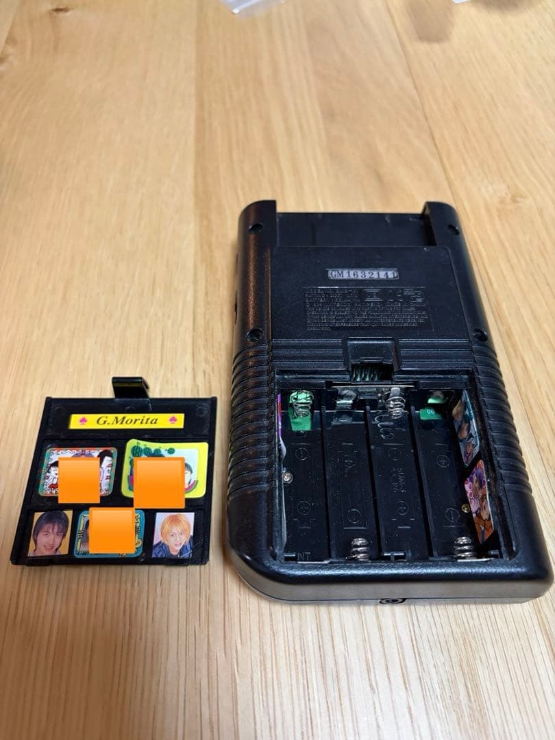 [Startup confirmed] Original Game Boy Black + Pokemon Green 128 illustrated