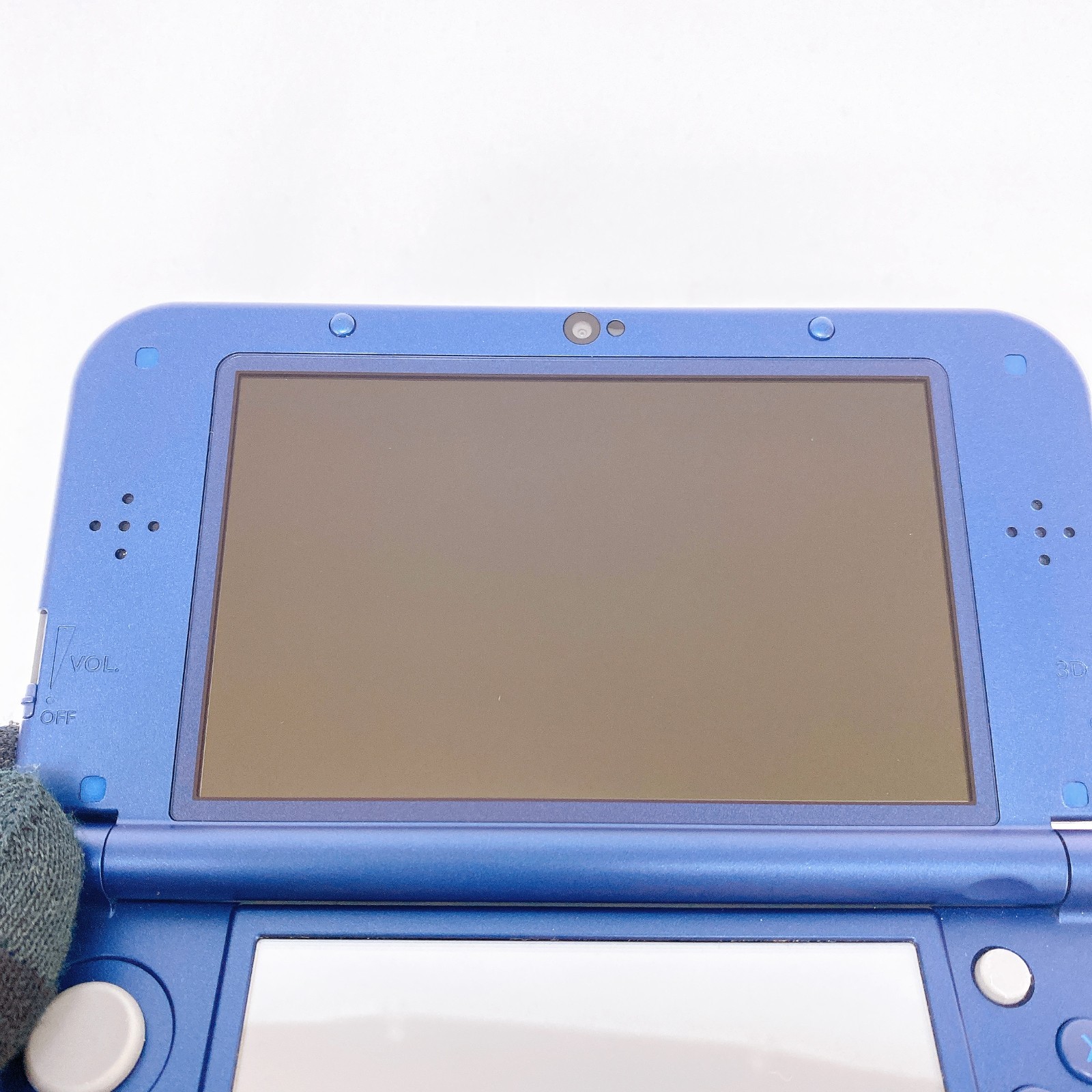New Nintendo 3DS LL XL Metallic Blue Console Stylus Japan Tested Working Rank S