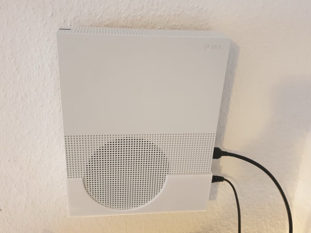 Microsoft Xbox One S White Home Console wall mount