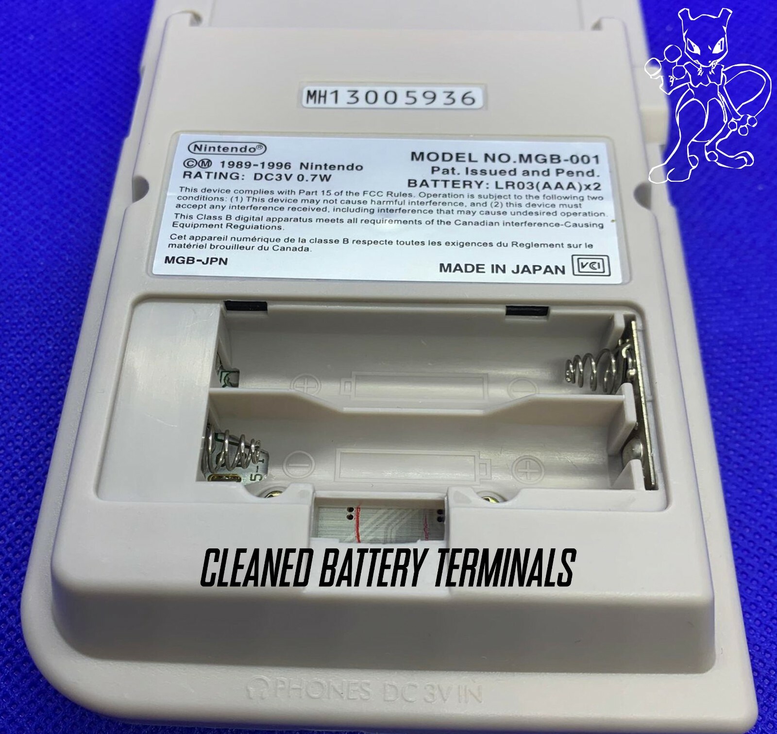 *RESTORED BACKLIT* Nintendo Game Boy Pocket DMG Refurbished Gray, NES, SNES