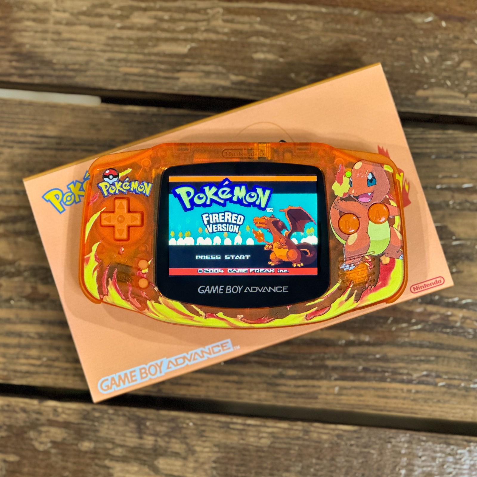 Nintendo Game Boy Advance GBA IPS 101 Backlit Pokemon System UV Rechargeable