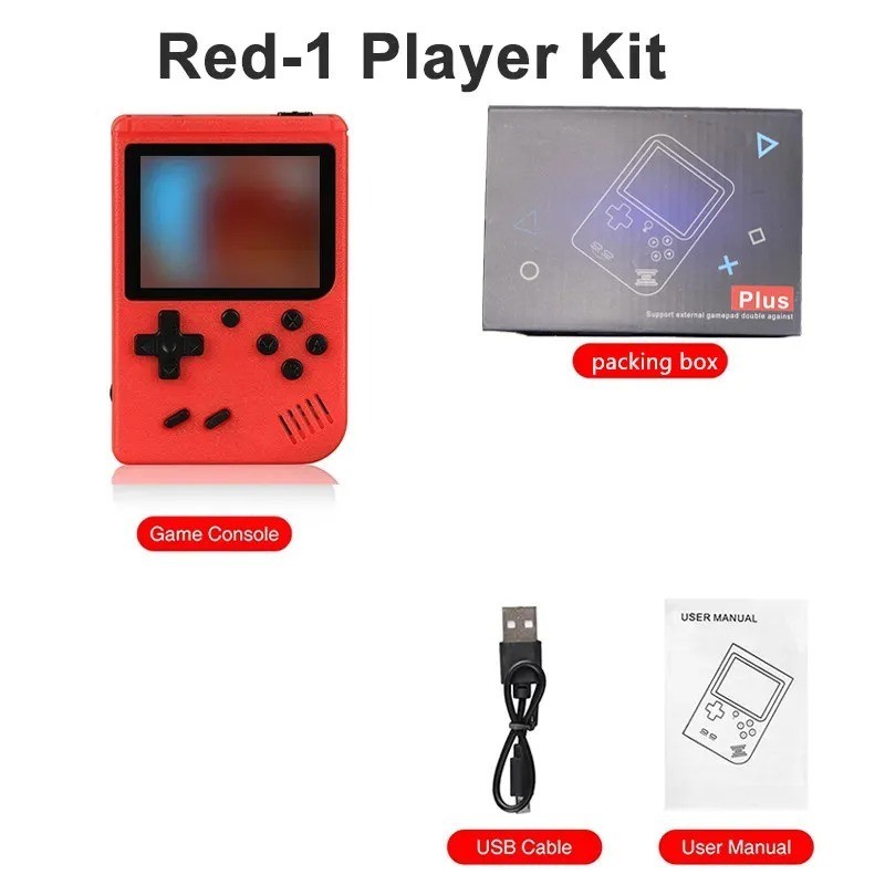Portable Retro Min Handheld Game Console 8-Bit with 500 Built-In Games
