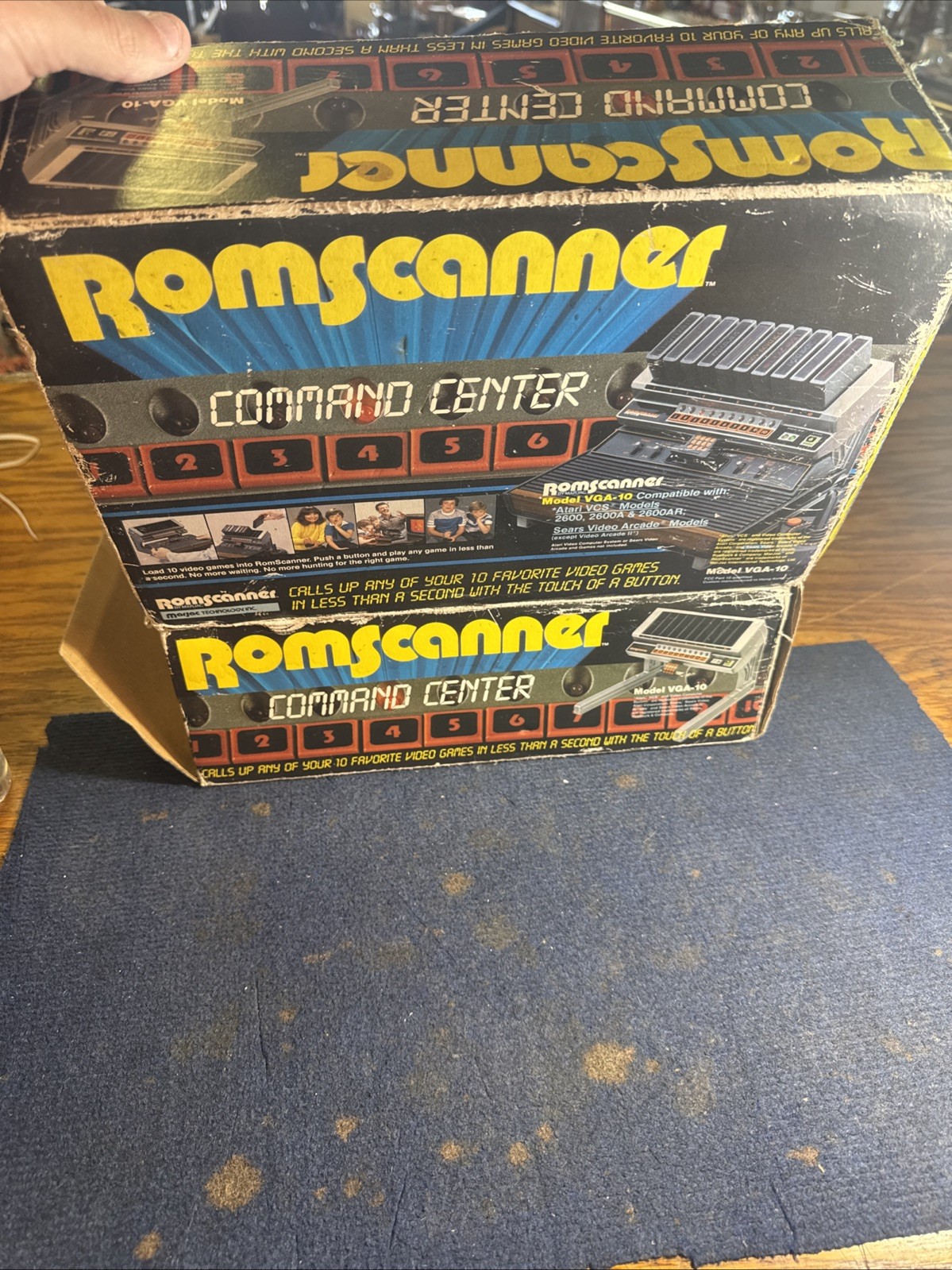 Atari VCS Romscanner Command Center Atari 2600 VGA-10 CIB NIB NOS ~VHTF MINT 🔥