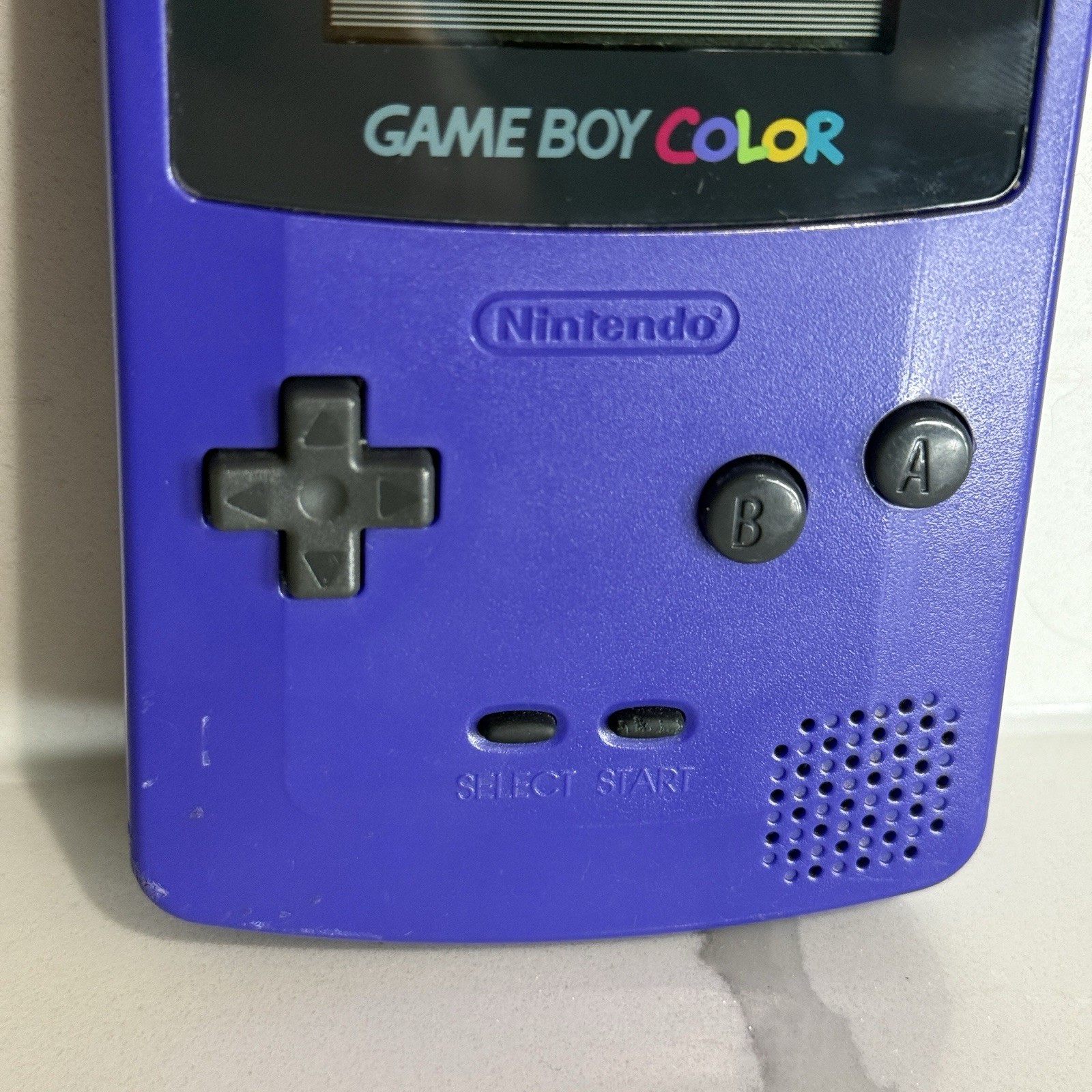 Nintendo Game Boy Color Grape Purple (CGB-001) Tested Working OEM