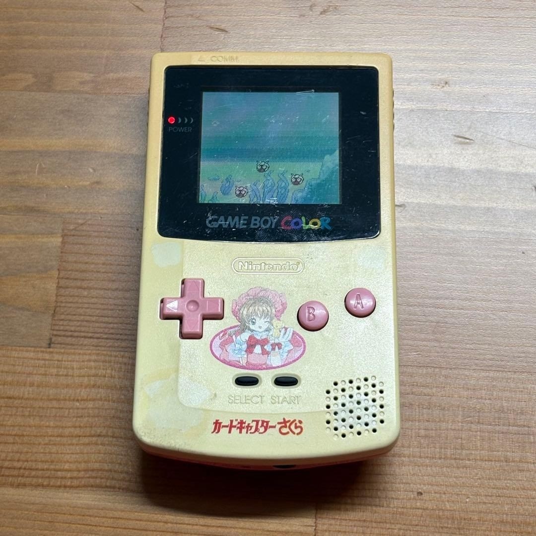 GAMEBOY COLOR Console CGB-001 Cardcaptors CARDCAPTOR SAKURA Limited Color CIB