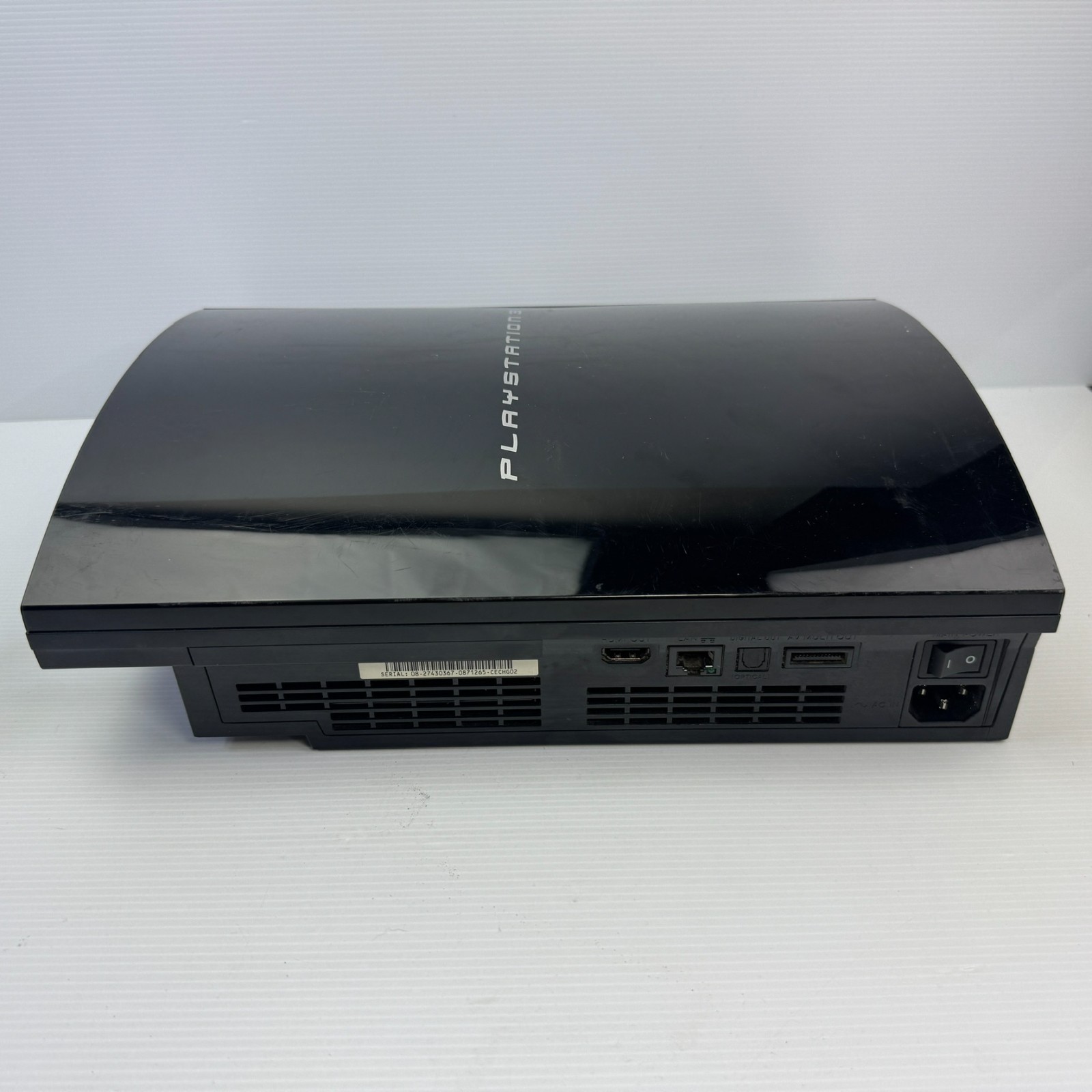 Sony PlayStation 3 PS3 Fat 40GB CECHG02 PAL FW4.89 PAL Controller Tested Working