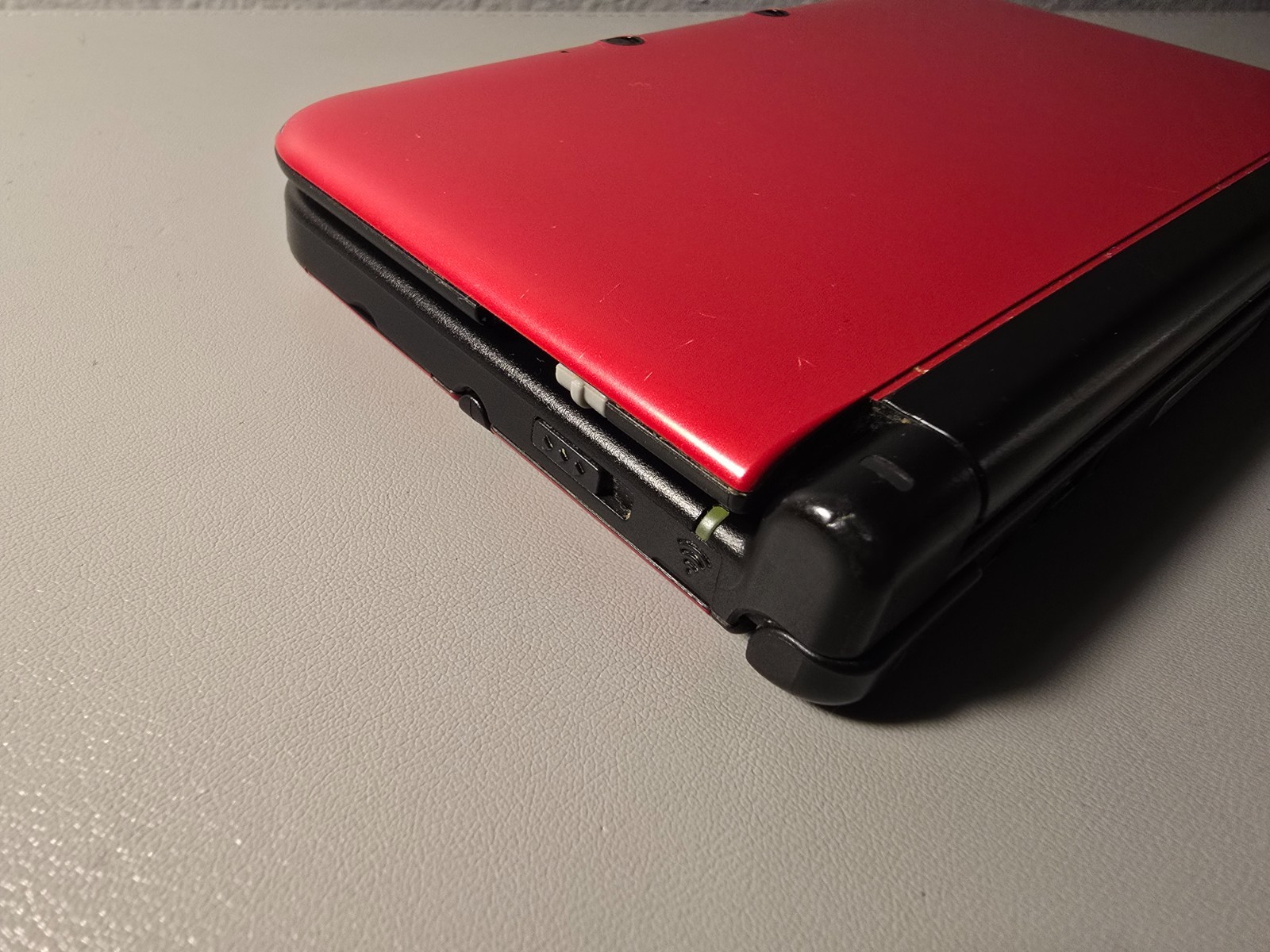 Nintendo 3DS XL Red Console Tested Working + Charger + 128GB SD Card
