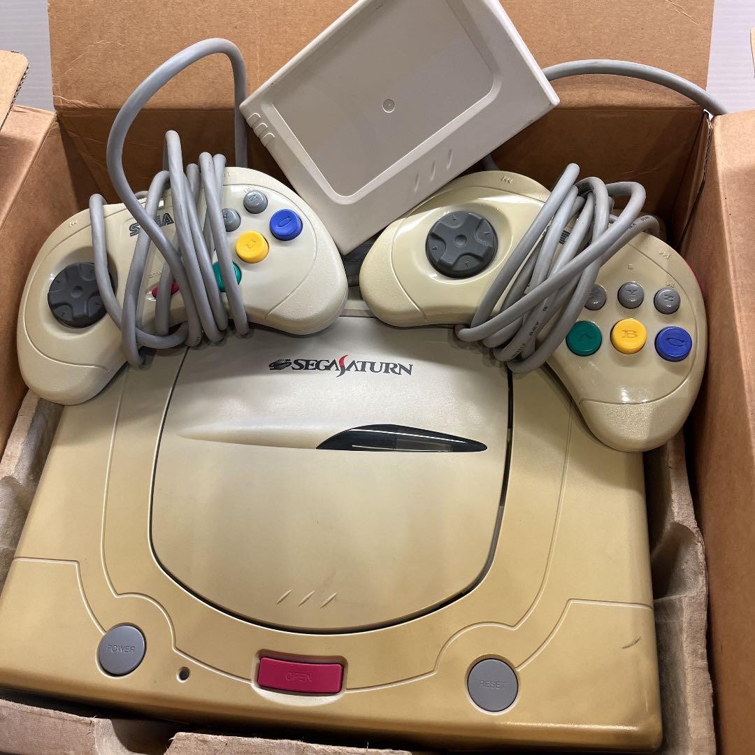 Sega Saturn HST-0014 Game Console Body with Box