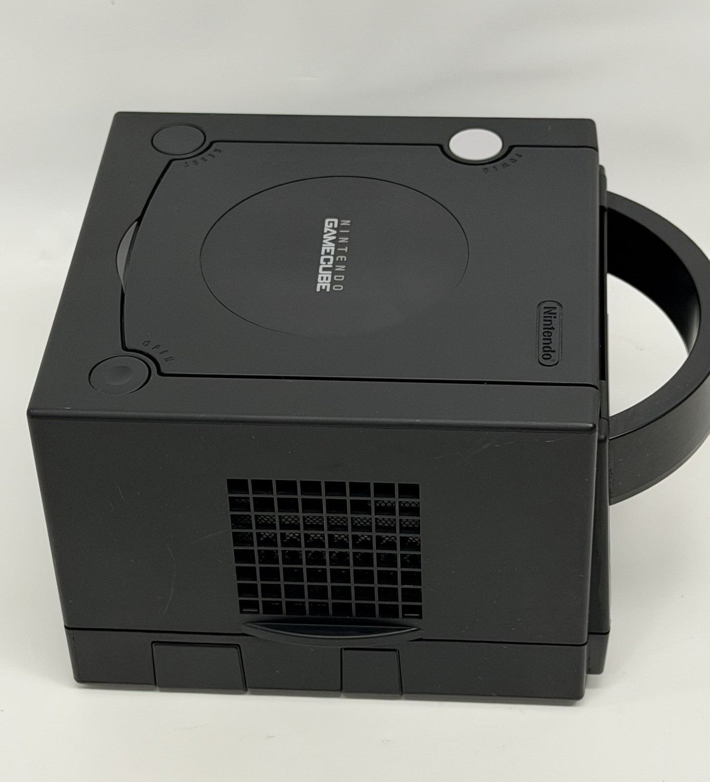 Nintendo GameCube Console With Controller Black Model DOL-001 Tested Working