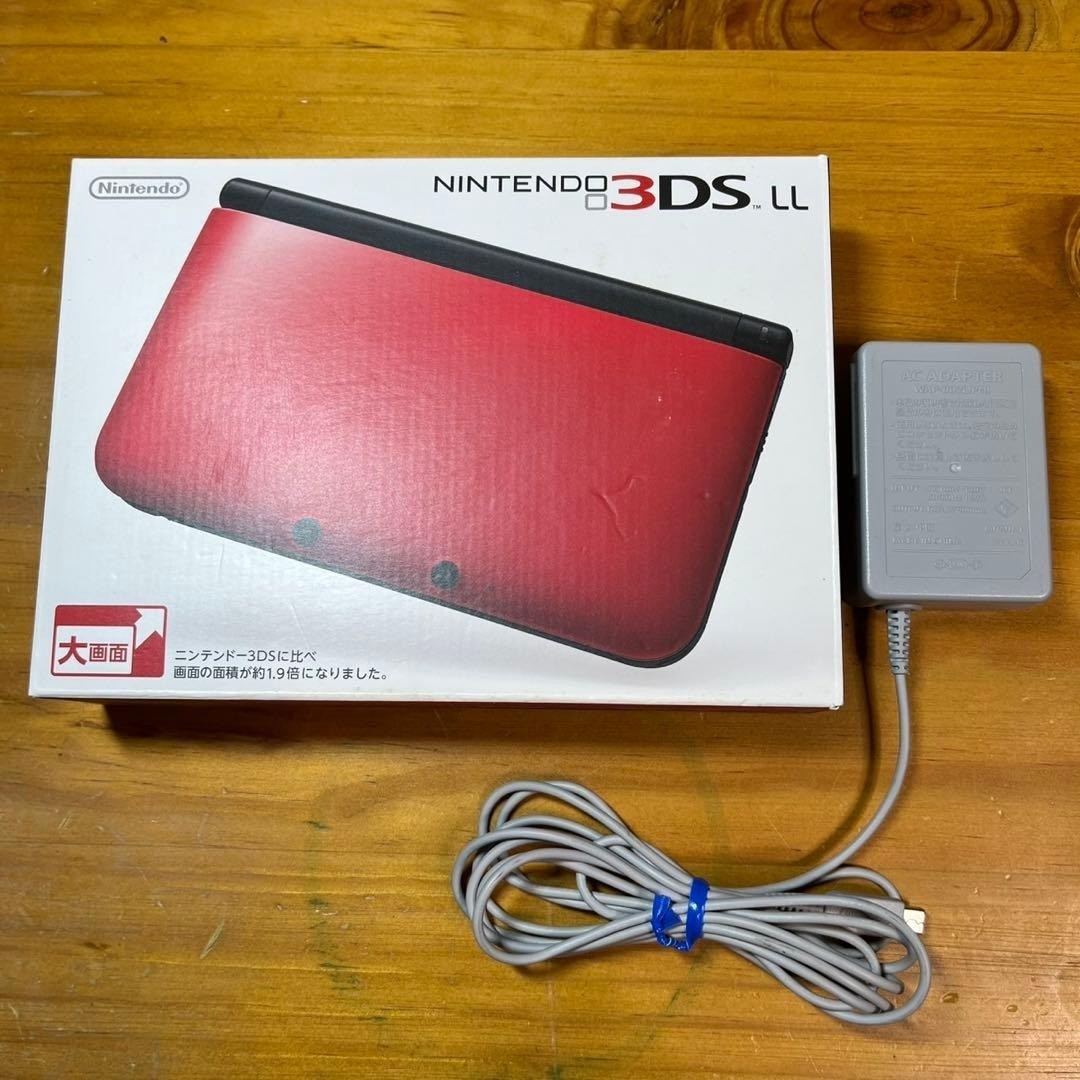 Nintendo 3DS LL Red x Black 6149 From Japan