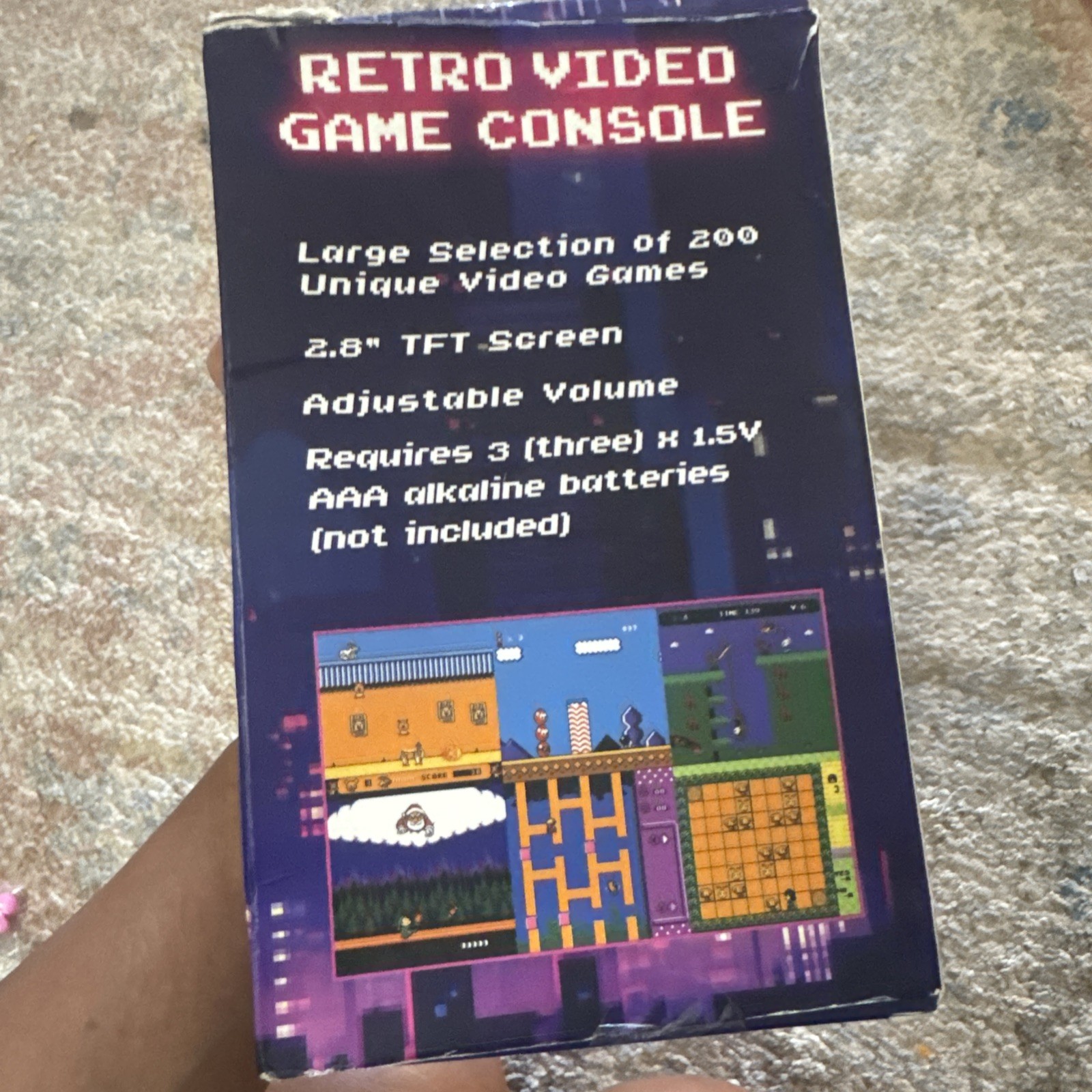 Vivitar Retro Mini Video Game Console 200 Games Included Brand New