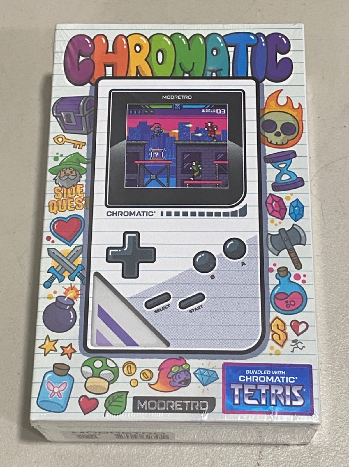 MODRETRO CHROMATIC – Chromatic Tetris – White