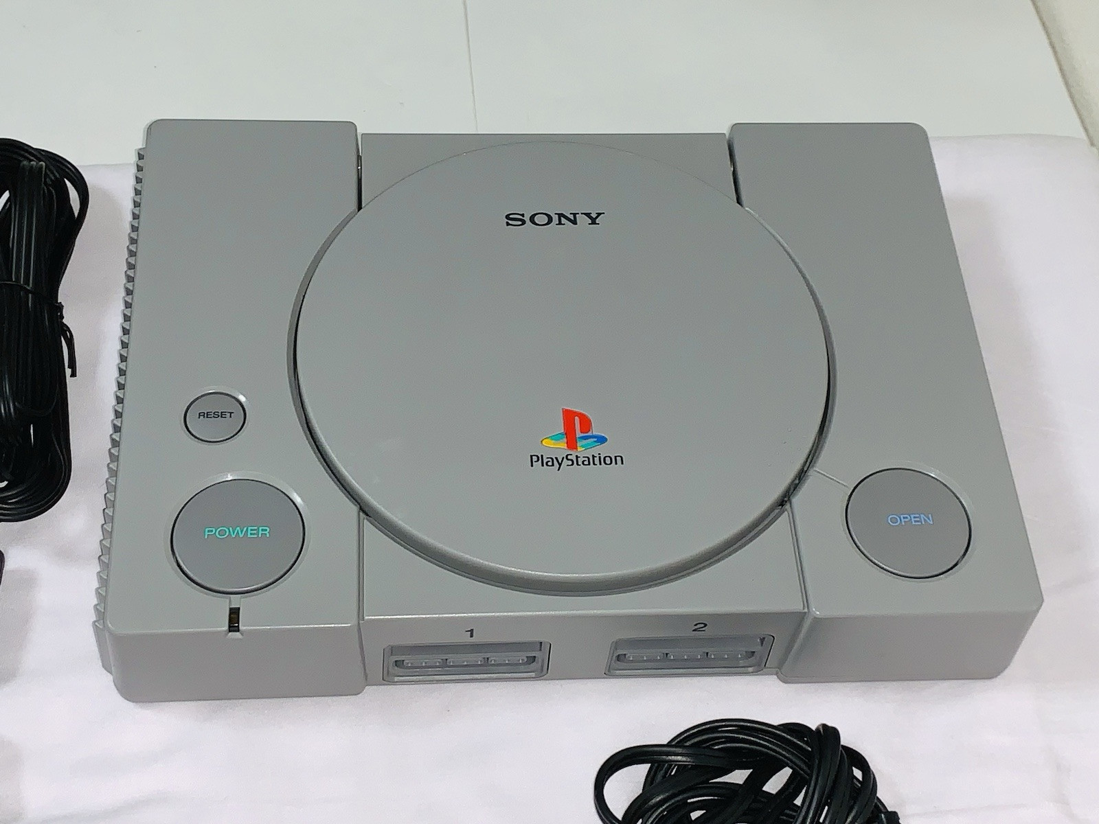 Sony PlayStation 1 PS1 Console Full Set Controller Cables Working JAPAN