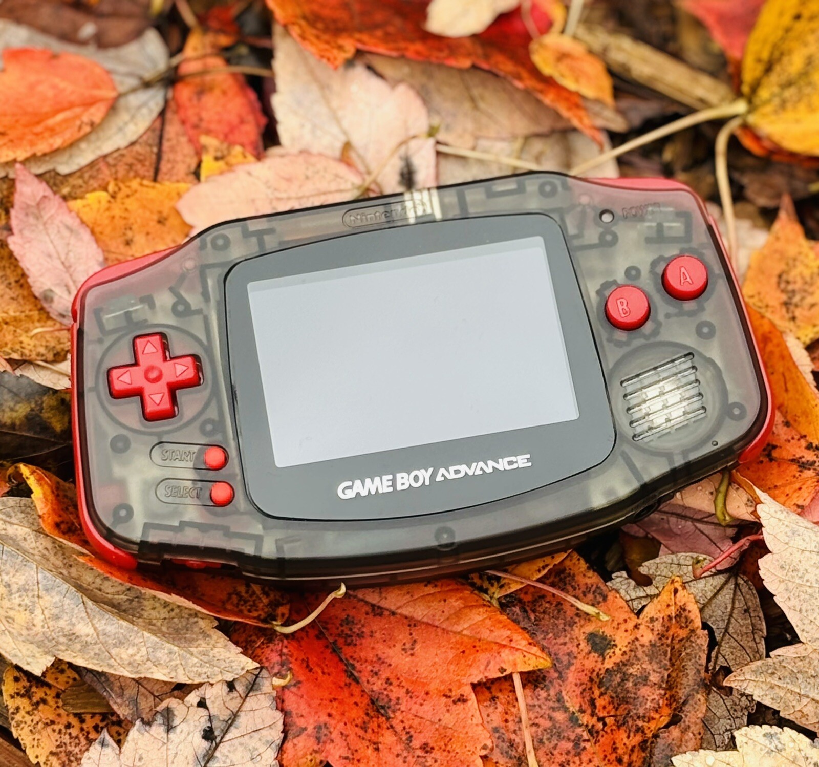 Custom Handheld Clear Black Gaming Gear Gameboy Advance Console IPSV2,USB-C Mod