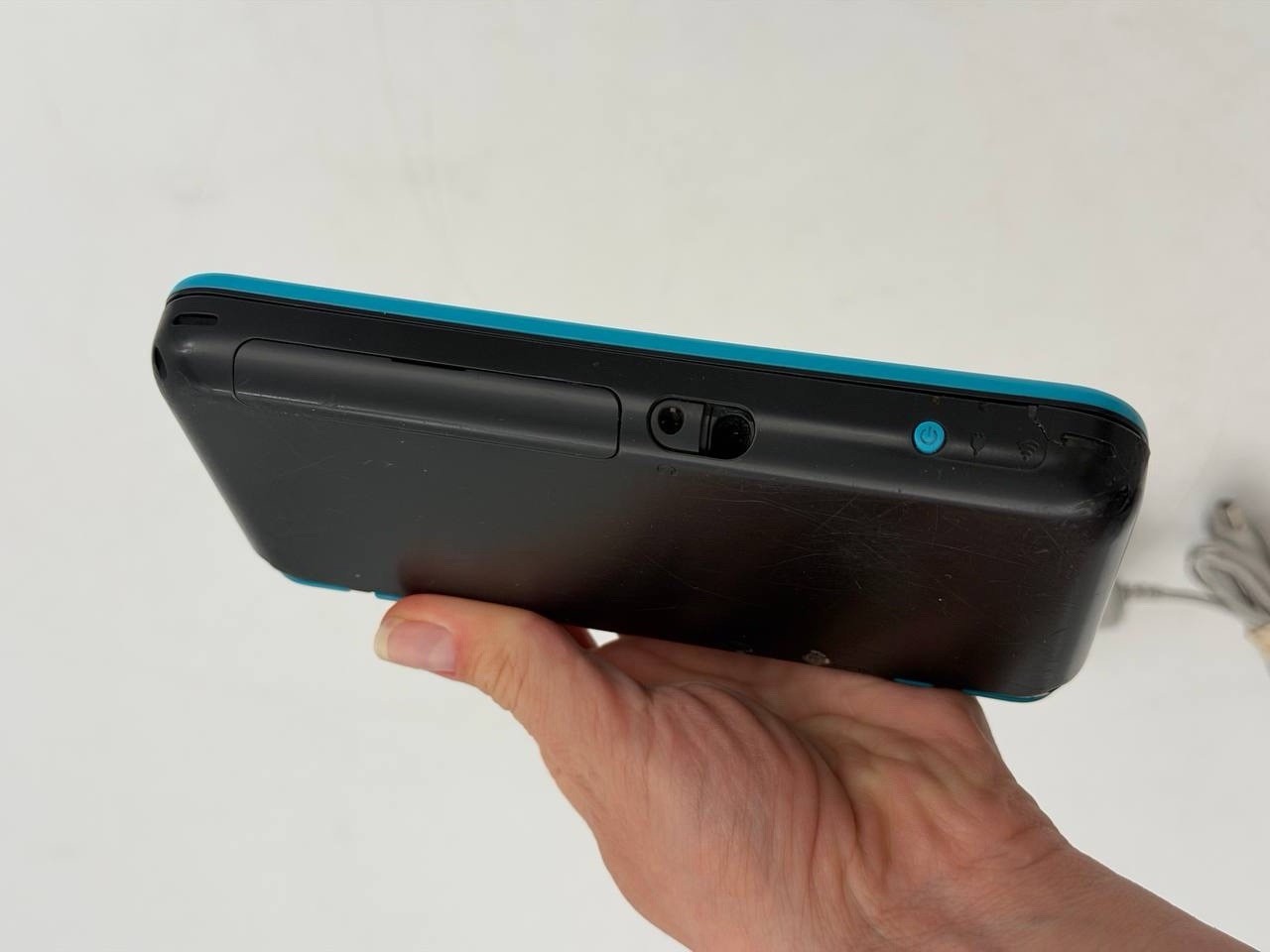 Nintendo New 2DS XL Console Blue Power Light