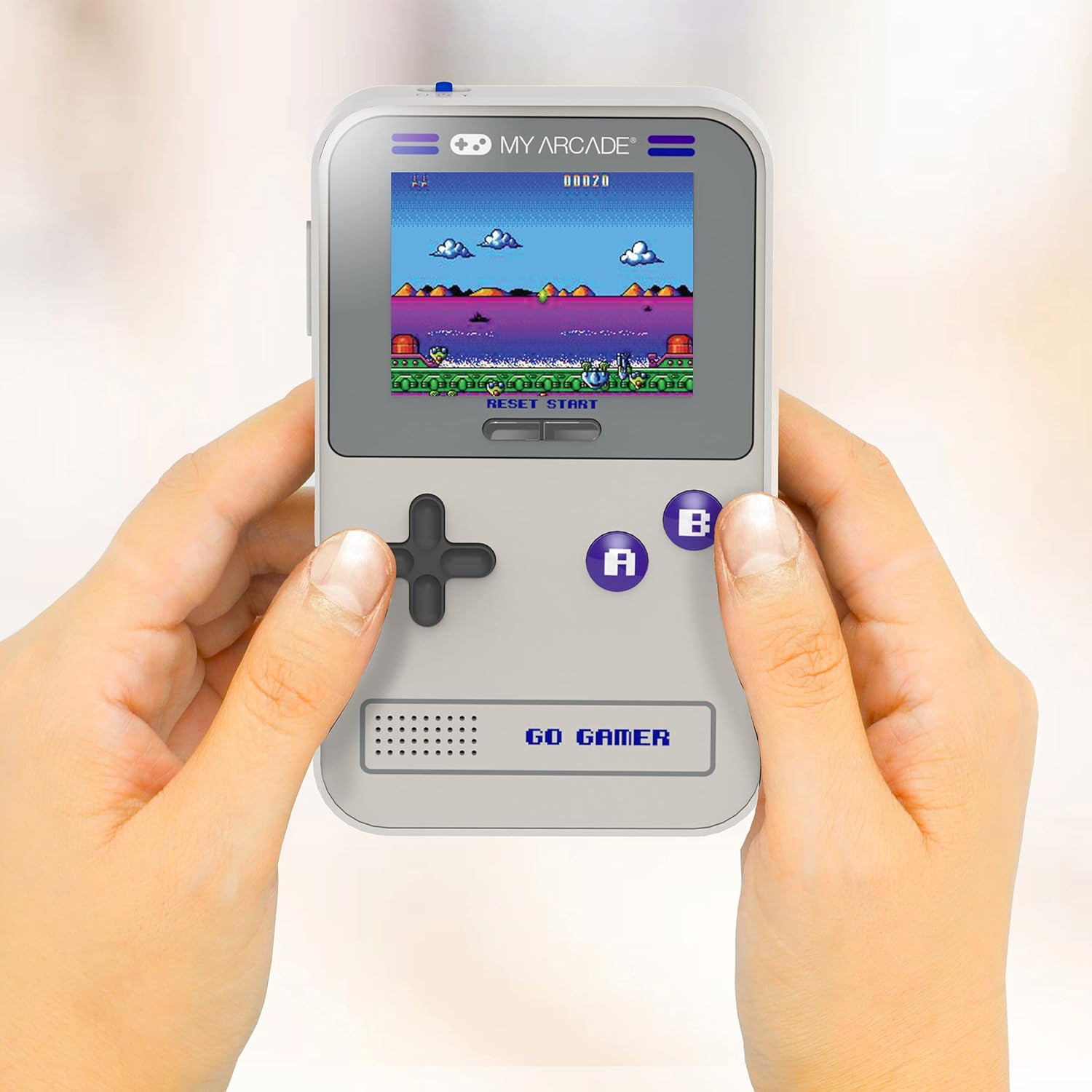 Go Gamer Classic-Purple: Preloaded Game Console with 300 Games