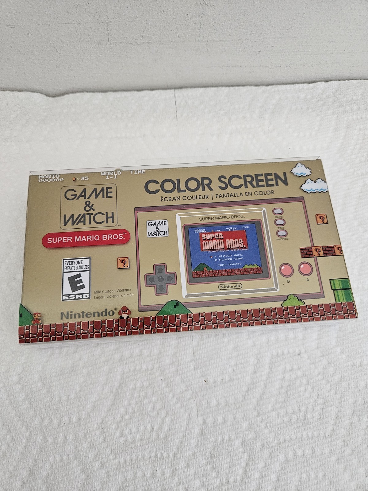 Nintendo Game & Watch: Super Mario Bros. Handheld Console – Sealed New