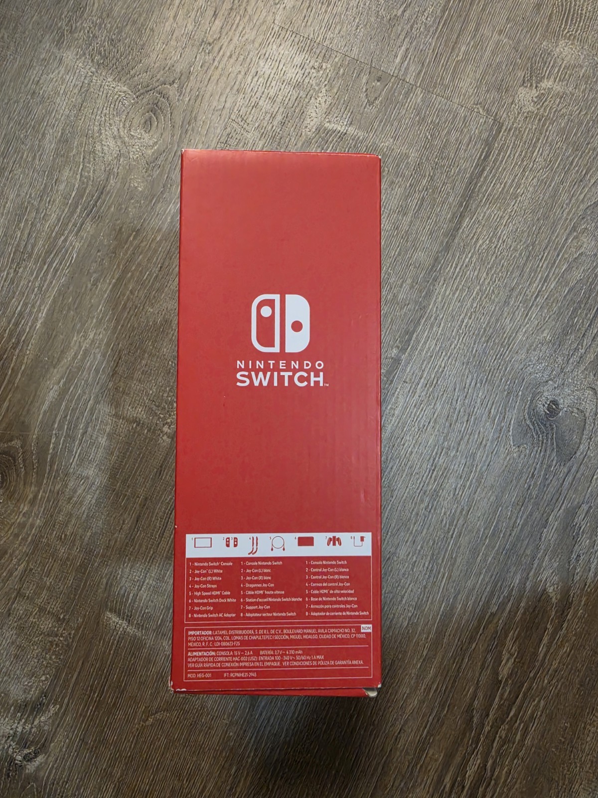 Nintendo Switch OLED Model White Handheld Console – Excellent Mint Cond in Box