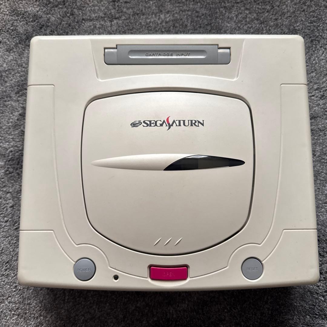 Sega Saturn HST 0014 White Tested Working Japan