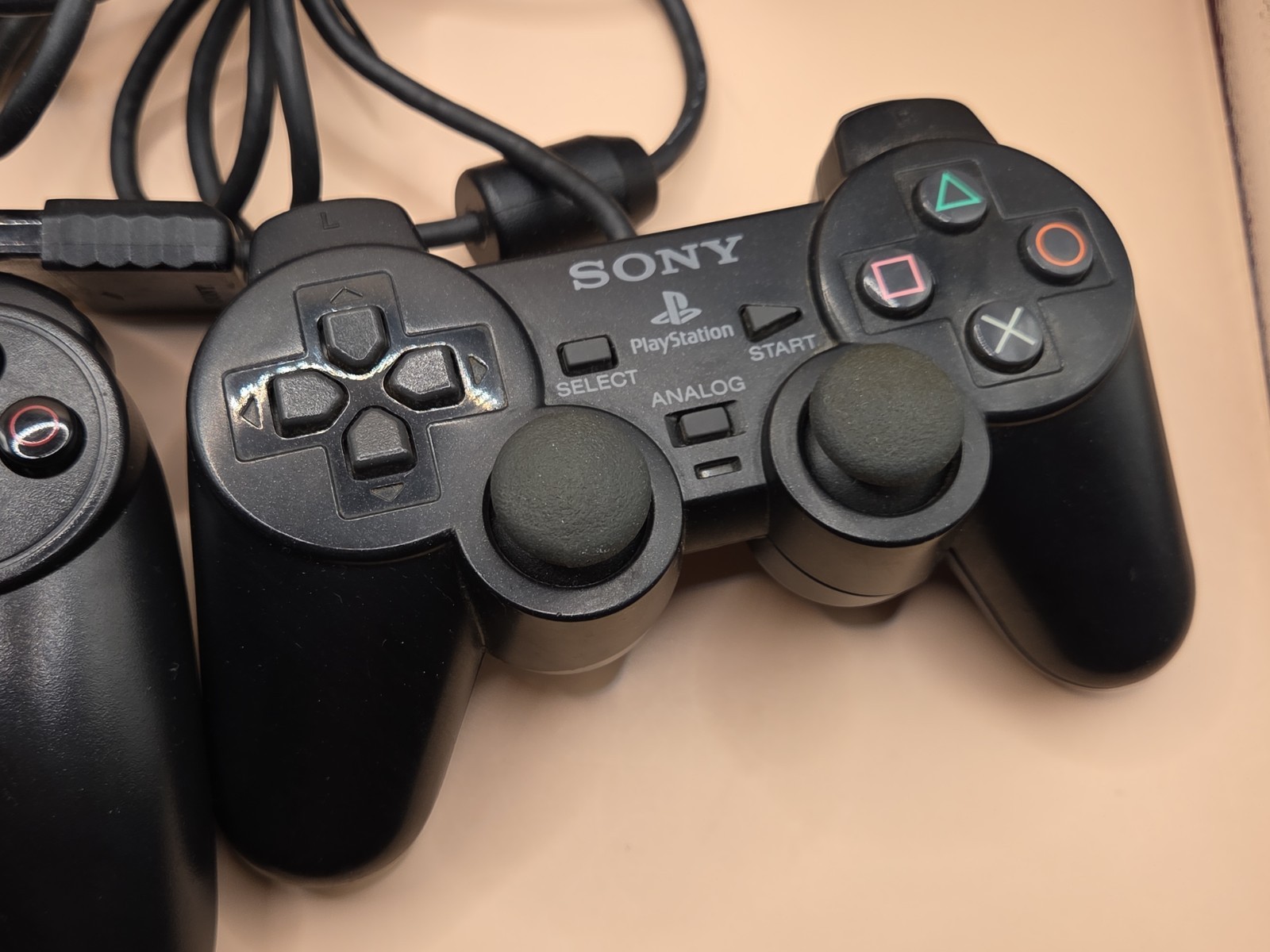 Sony PlayStation 2 Slim SCPH-70012 Black Console & 2 Controllers WORKS