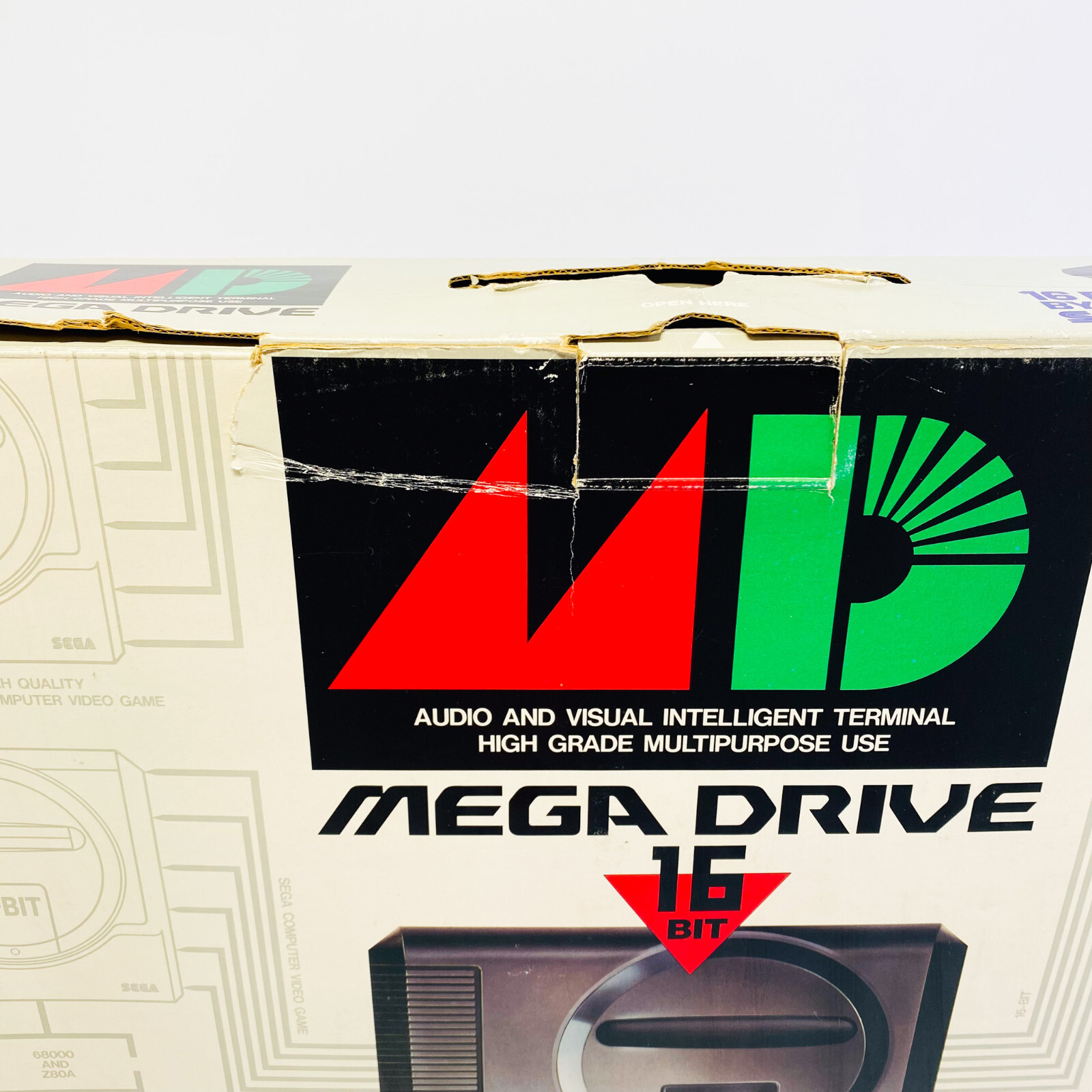 Sega MEGA DRIVE Console HAA-2510 CONTROLLER AC AV JAPAN IMPORT JAPANESE BOX