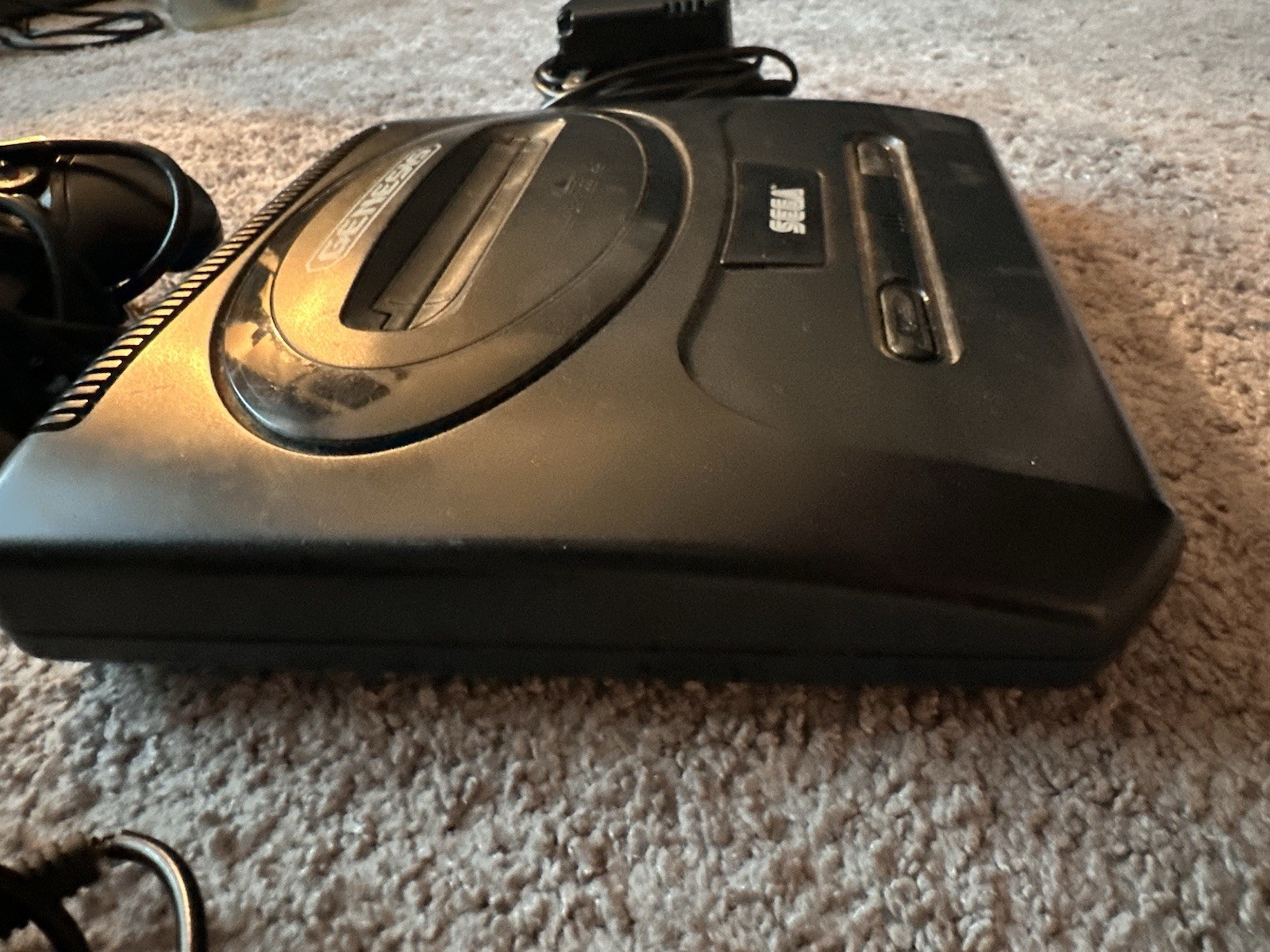SEGA Genesis Model II System 2, Console W/ Adaptor, RF & Controller