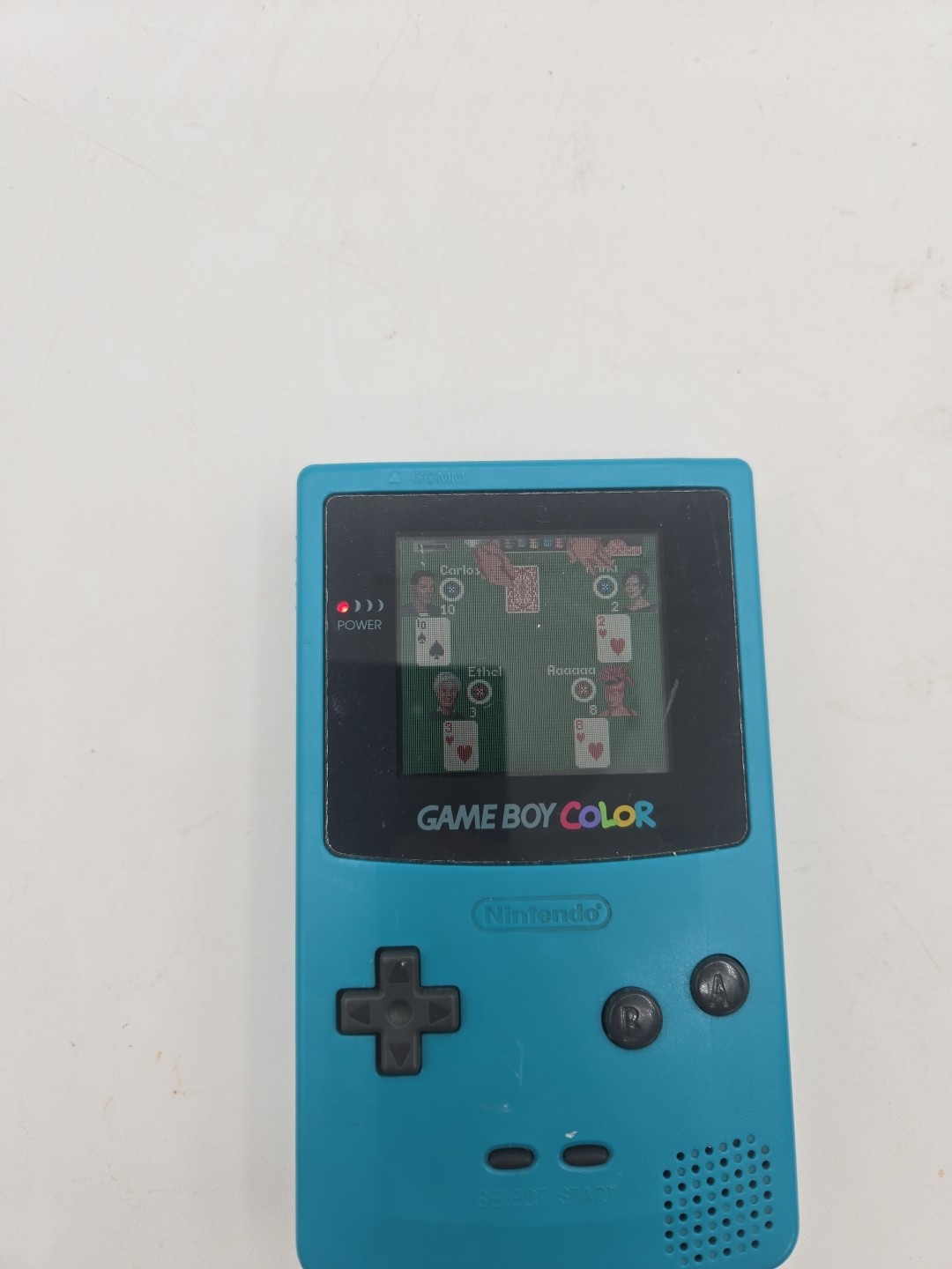 Nintendo Game Boy Color Handheld Game Console Teal Excellent Cond Bundle Game
