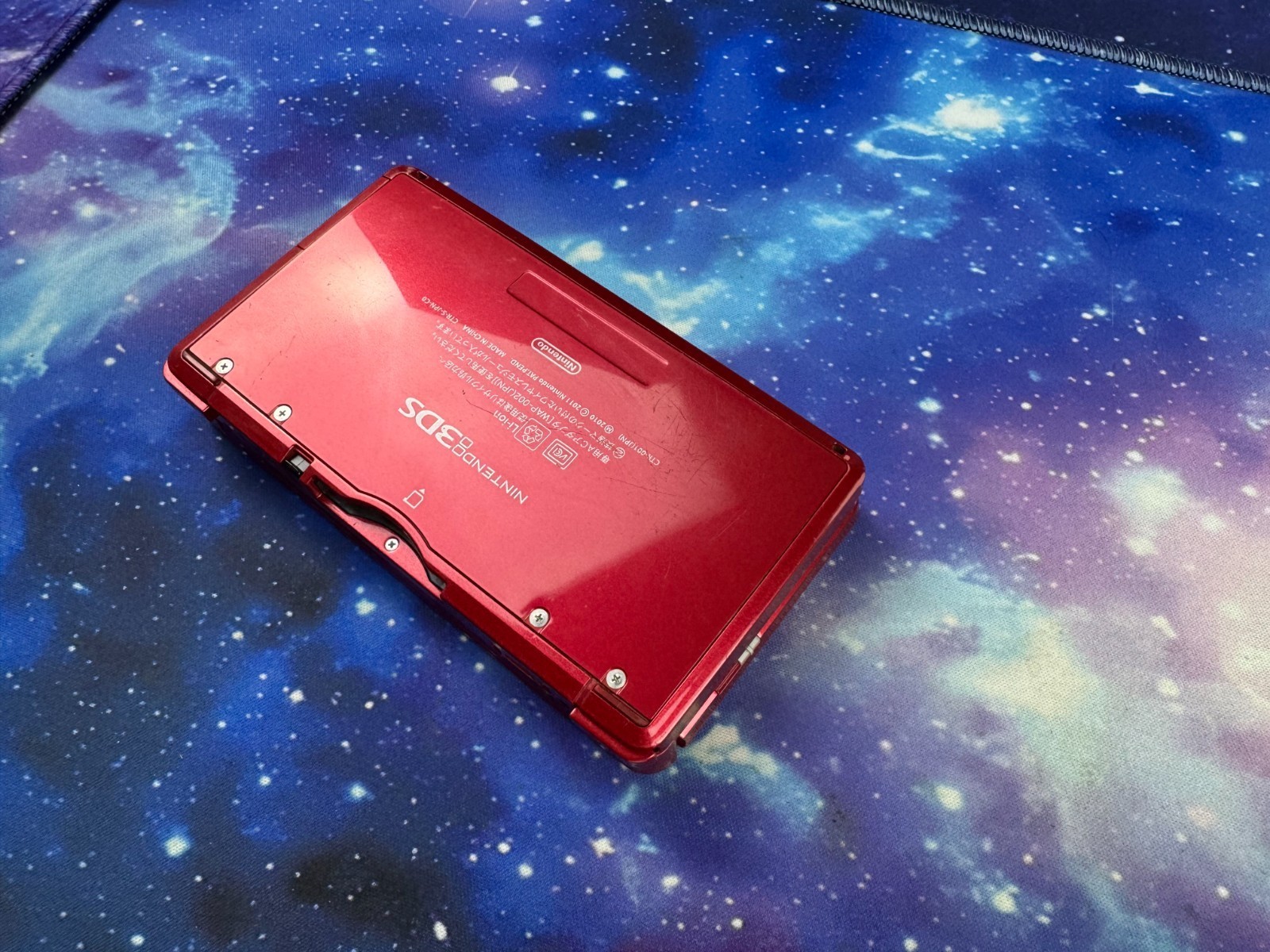 USB INBUILT CAPTURE CARD Metallic Red Original Nintendo 3DS Console REGFREE