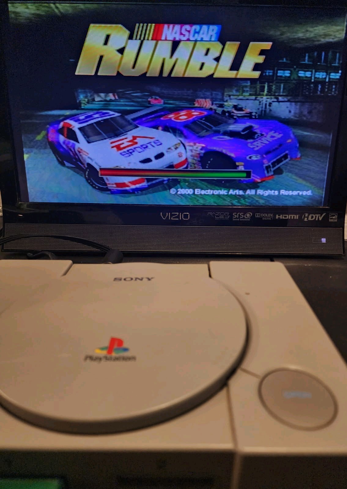 Sony PlayStation 1 PS1 Console Bundle ( 2 OEM Controller, 9 Game Bundle) Working