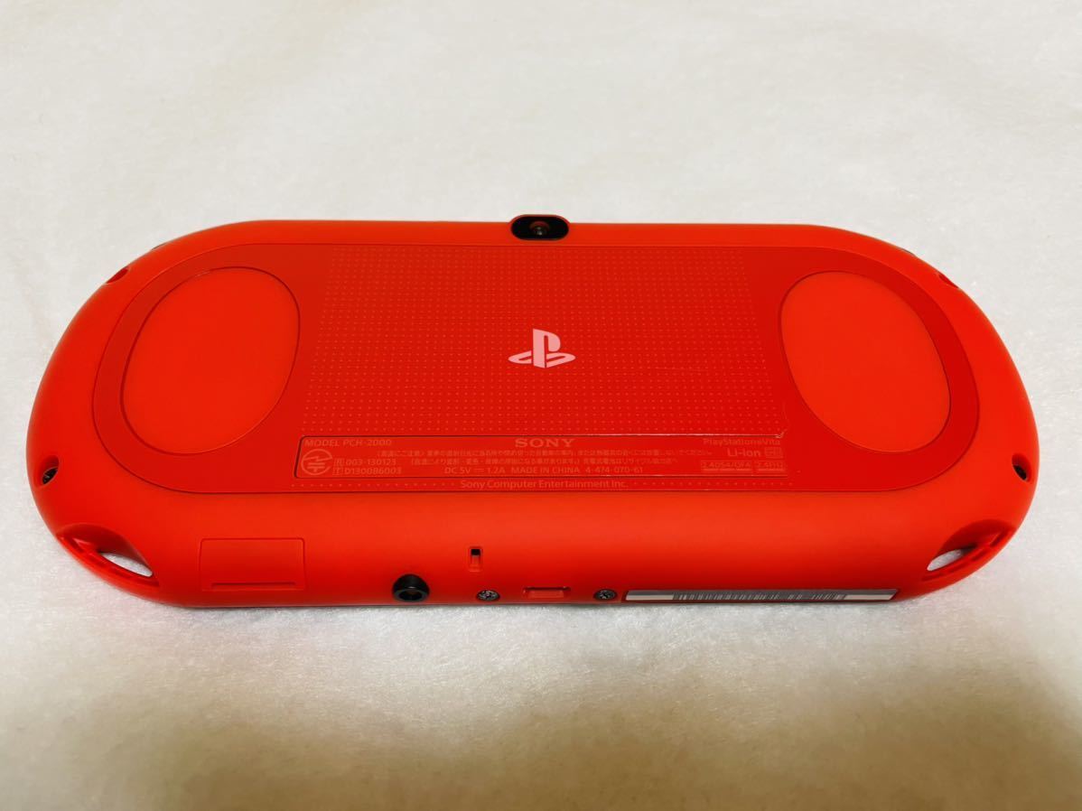 PlayStation PS Vita Sony Red Black PCH-2000 japan game Console only japan