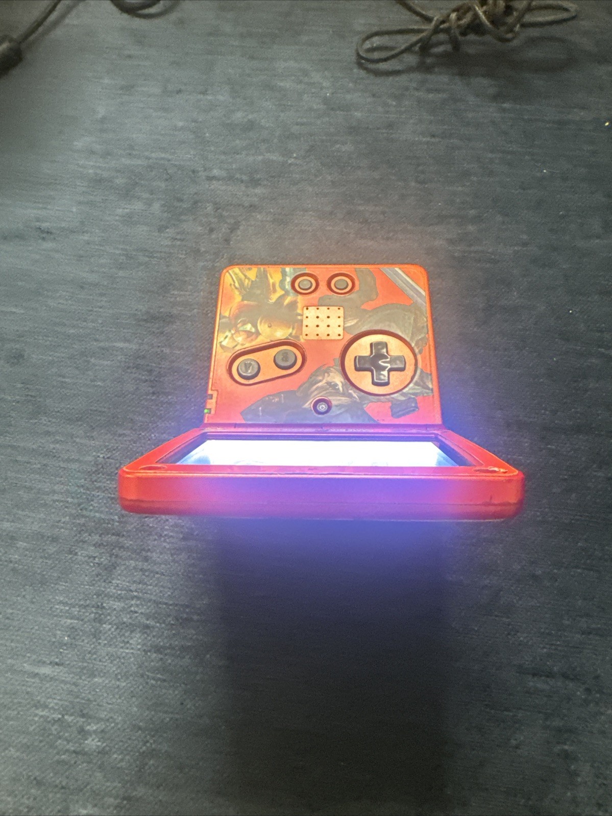 Nintendo Game Boy Advance SP Handheld System – Red, SP Mario Sticker No Volume