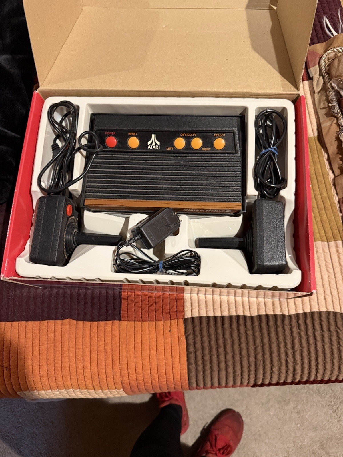 Atari Flashback 2 Home Console, 40 Built-In Games, 2 Joysticks, RCA