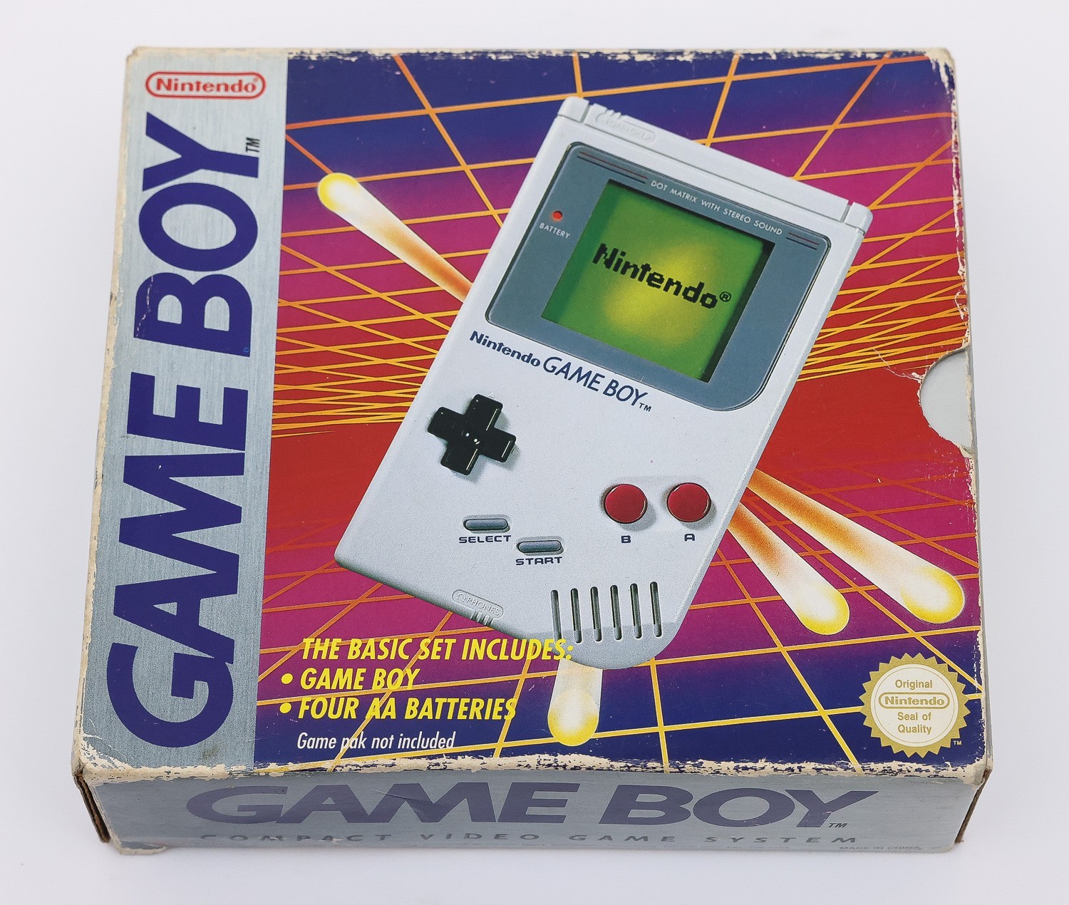 Original Nintendo Game Boy GB Hong Kong HK Mani Release DMG-01 1993 with Manual