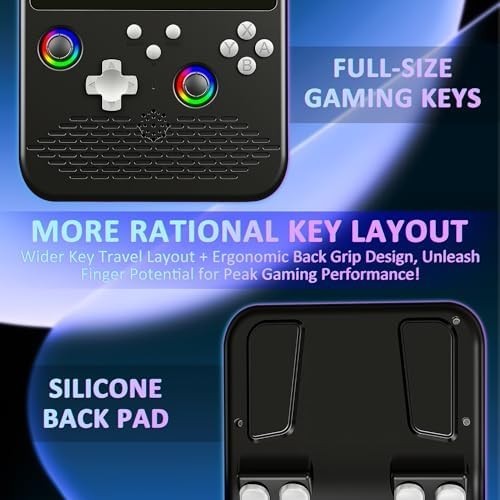 H5 Retro Gaming Console, 5.0 Inch IPS HD Screen Handheld Game Console, 256GB TF