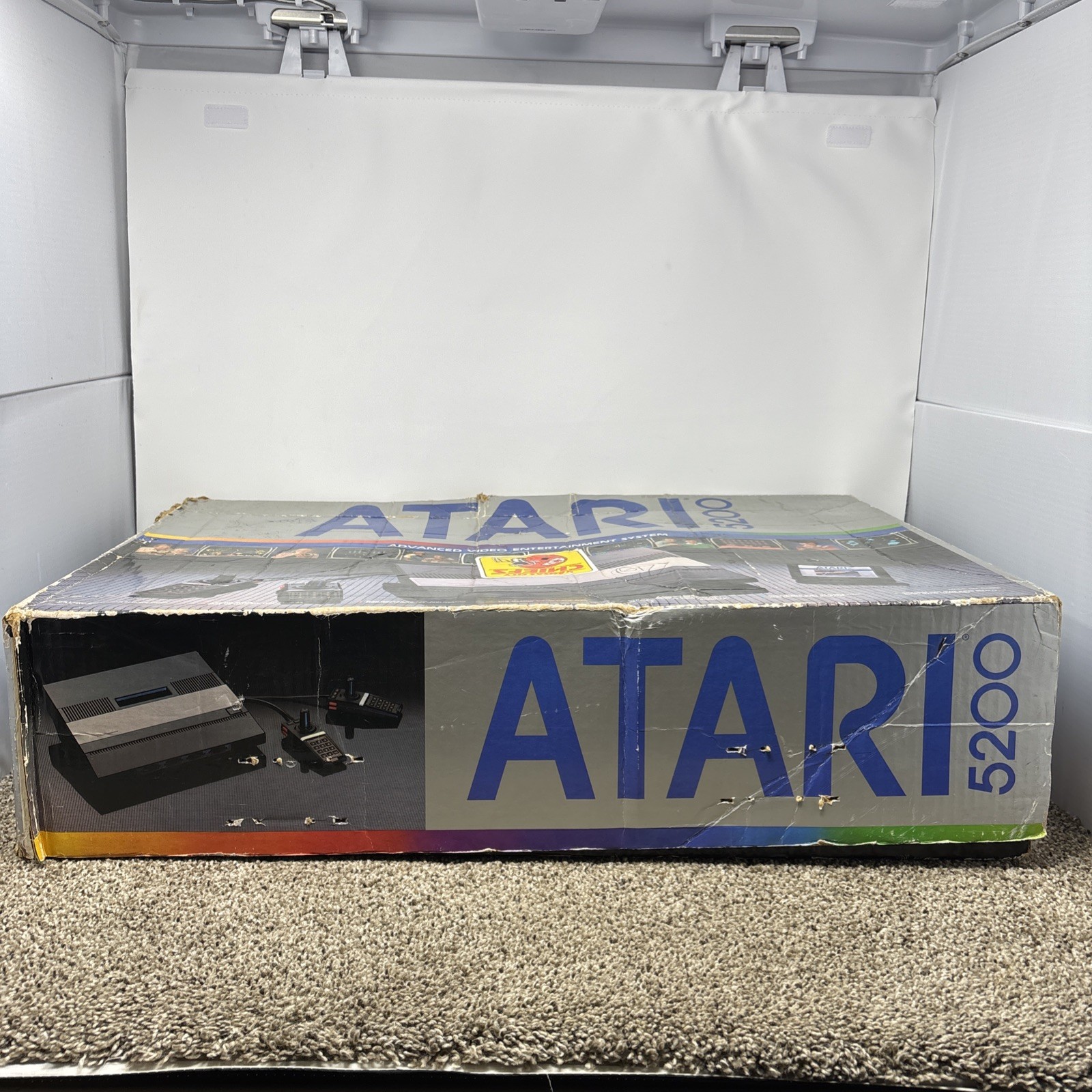 Atari 5200 Console Bundle Lot Tested With All Cables And Game in Box Console