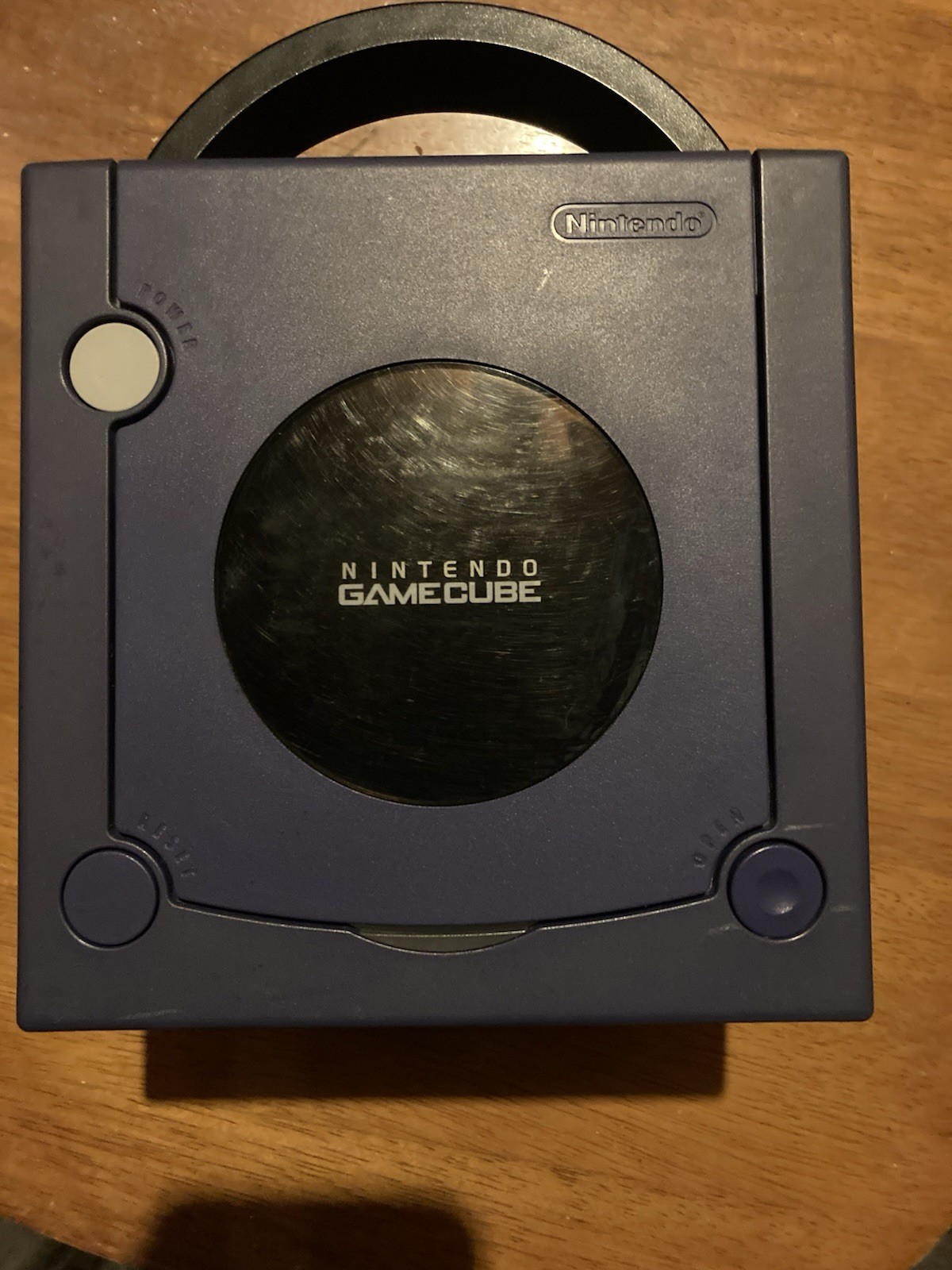 Nintendo GameCube Console – Purple, Includes Box But Box Has Heavy Wear! RF Cord