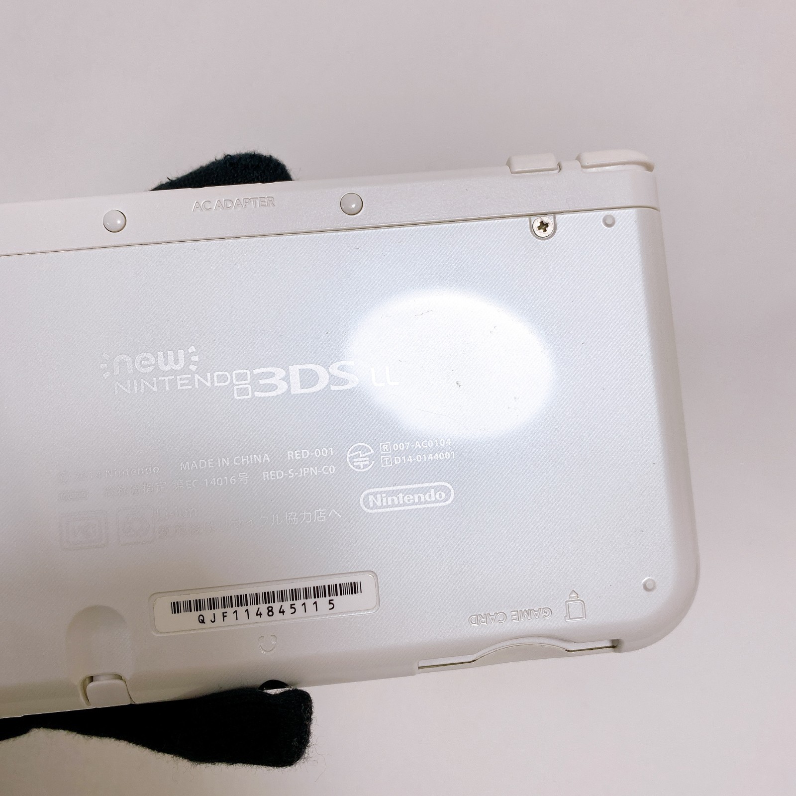 New Nintendo 3DS XL LL Pearl White Console Stylus Japan Tested Working Rank S