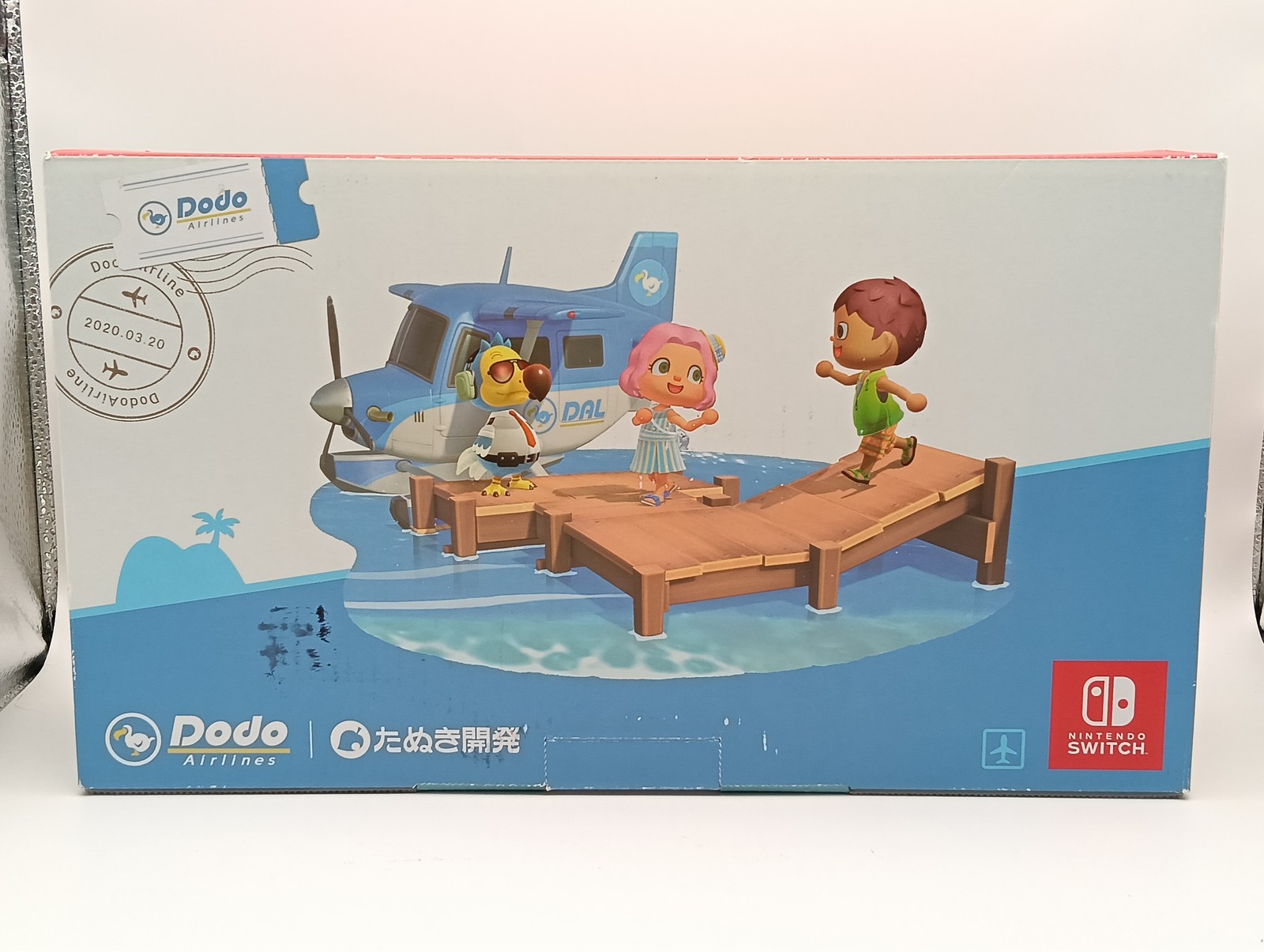 Nintendo Switch Animal Crossing Edition Console No Drift Joy-Con Fully Tested