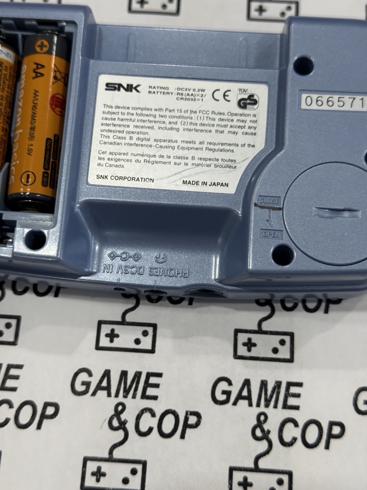 Neo Geo Pocket Color Blue Console – Tested Working – US SELLER