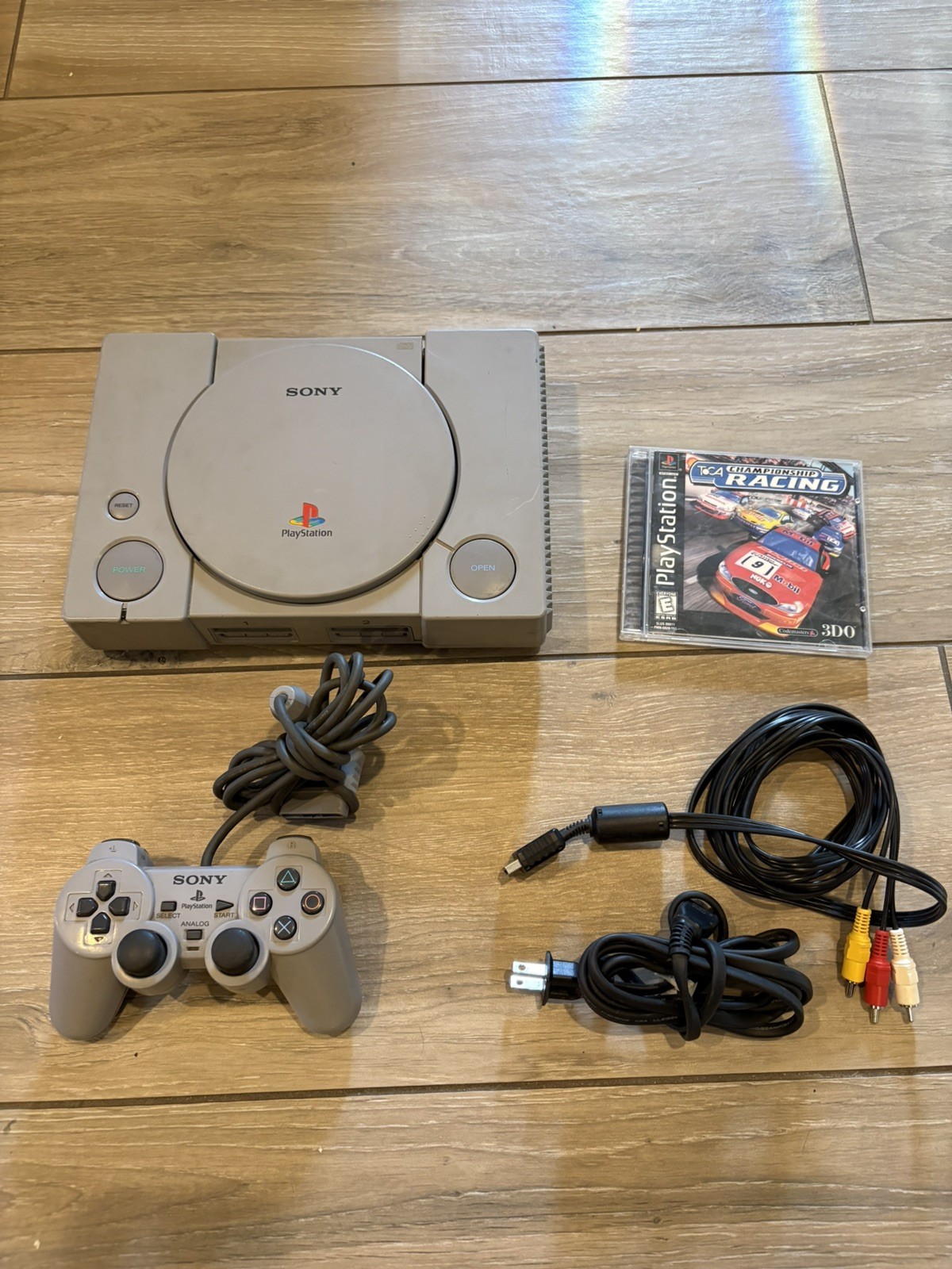 Sony PlayStation 1 PS1 Original Console System Bundle – Tested and Works