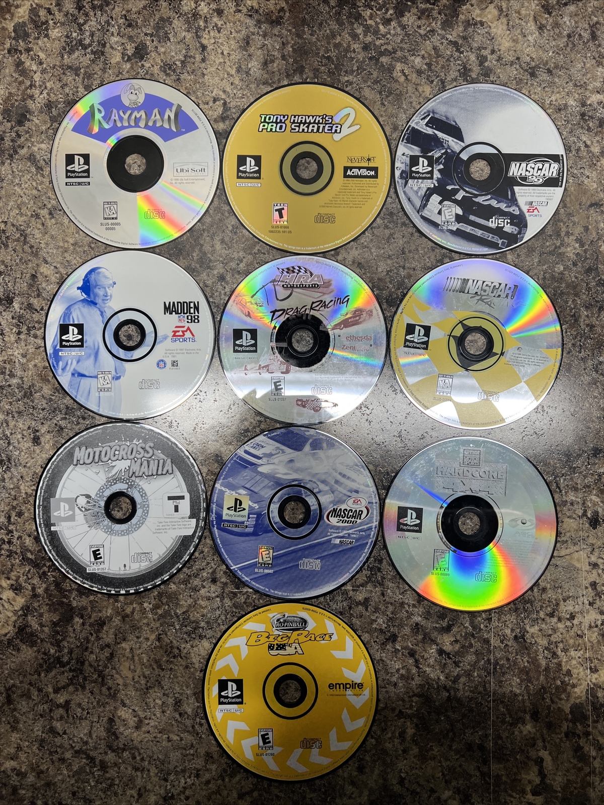 Sony PlayStation 1 Console PS1 Lot Of 20 Loose Untested Games Bundle #ML 2