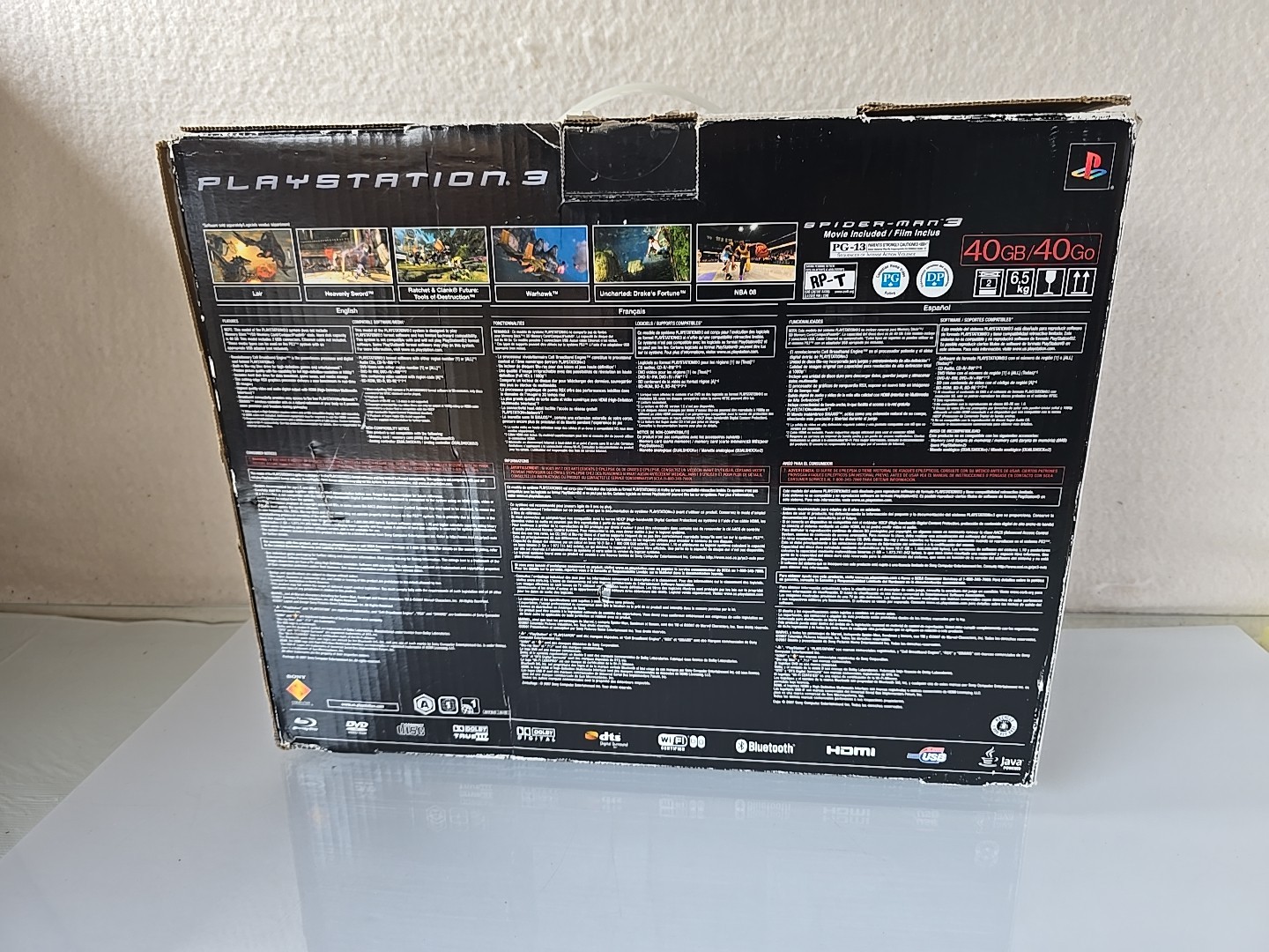 Sony PlayStation 3 PS3 Spiderman 3 Launch Edition 40GB Console CECHG01