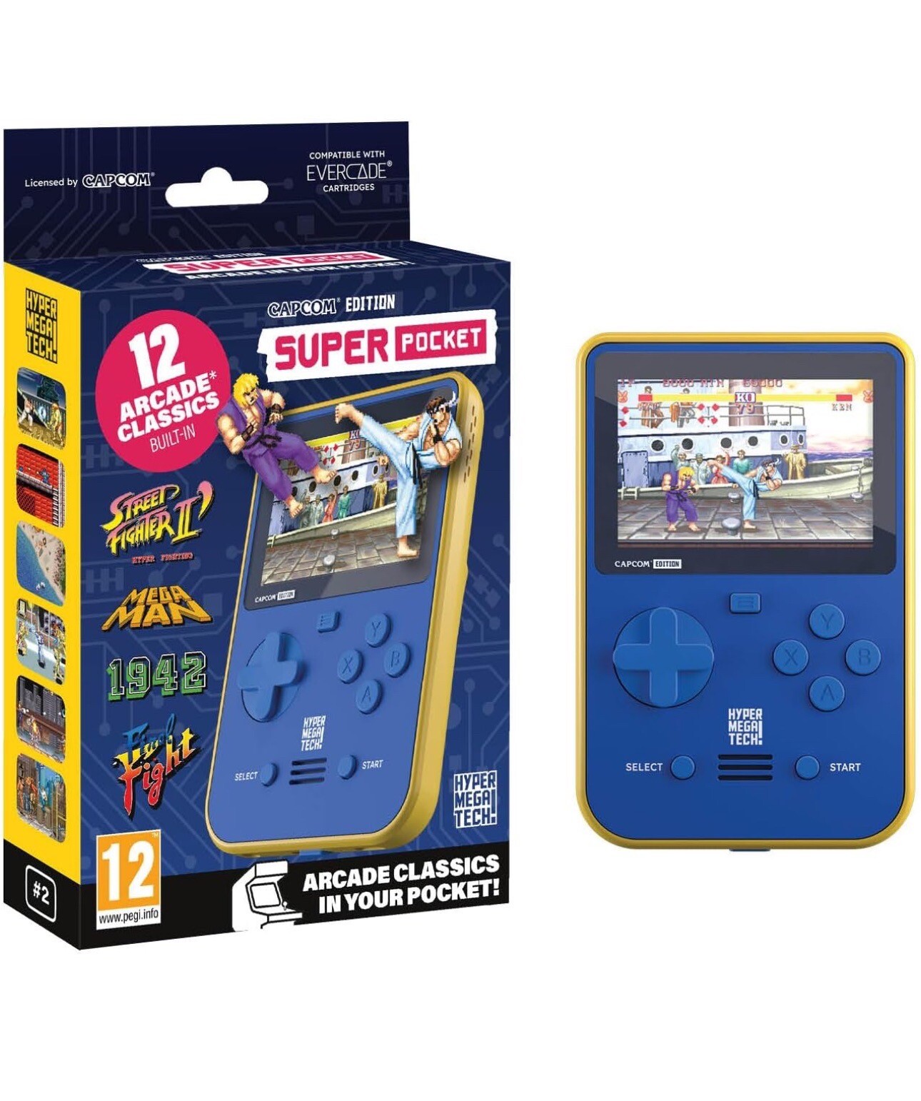 Blaze Capcom Super Pocket Handheld 12 Games- BRAND NEW IN SEALED BOX