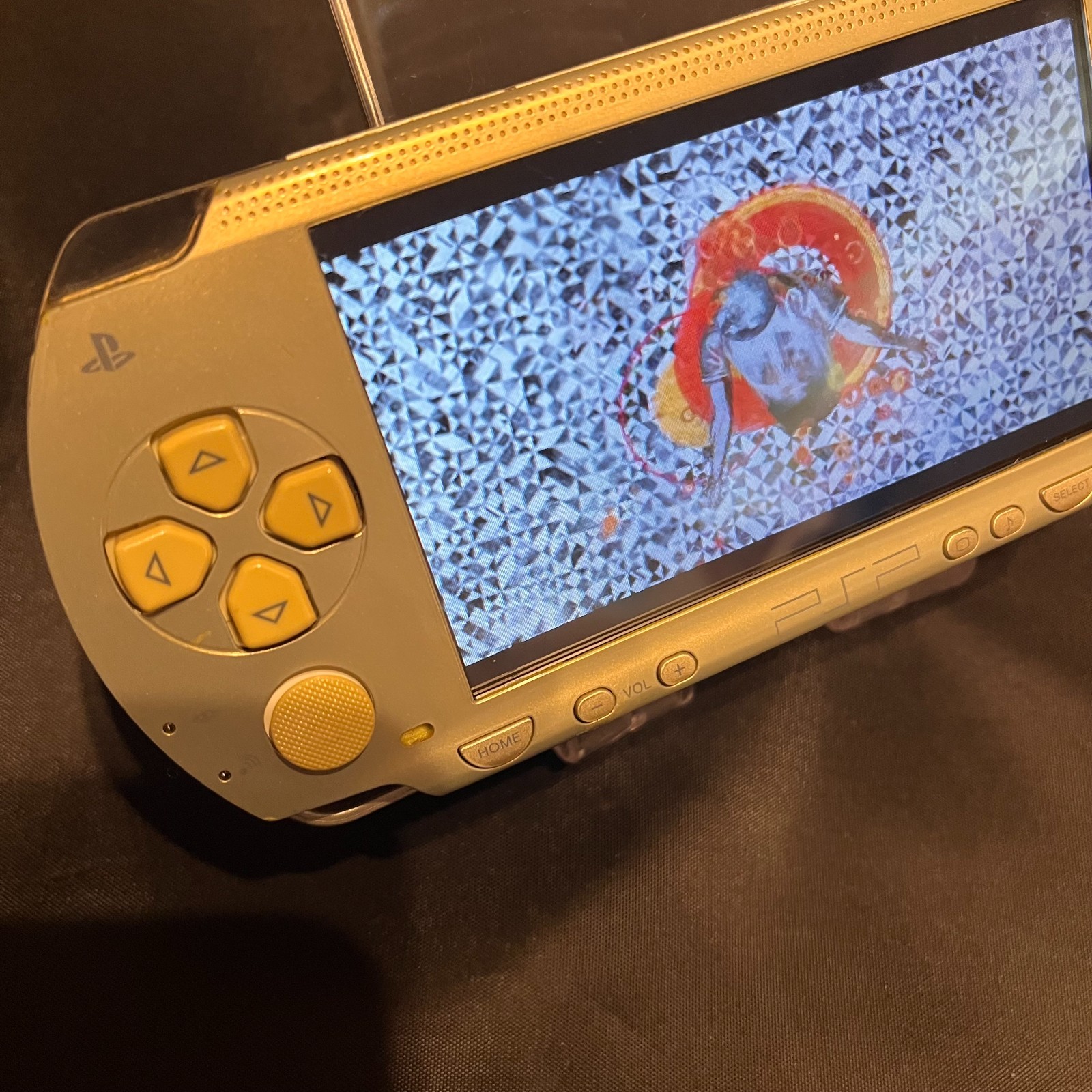 SONY PSP-1000 Gold Console Only – Tested & Working – RANK-B