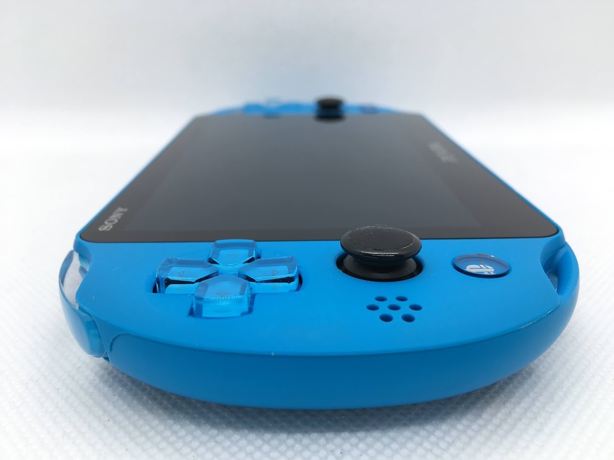 [N MINT] Sony PS Vita Aqua Blue PCH-2000 ZA23 Slim Console Wi-fi w/Box