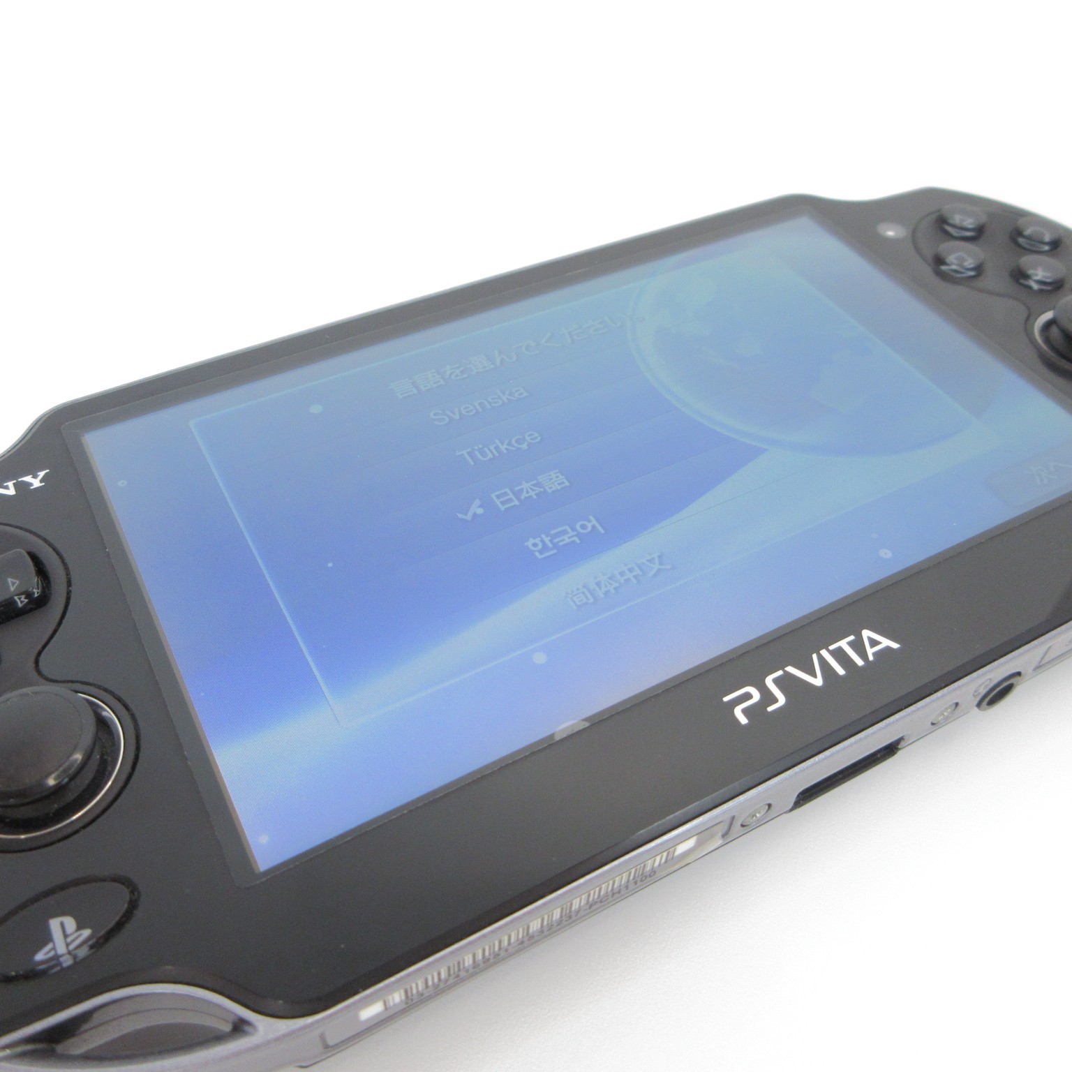 【Good】Sony PS Vita PCH-1100 Crystal Black 3G/Wi-Fi Model Console only #Ret0917/0