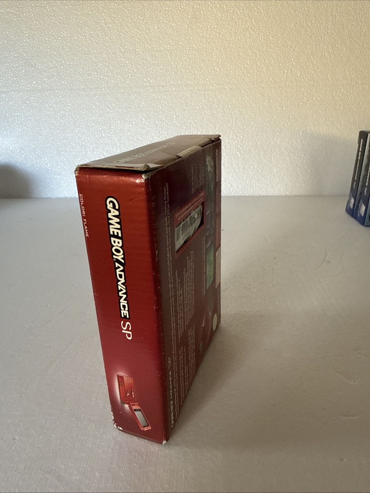 Nintendo Game Boy Advance SP GBA Flame Red Console Sealed Box Rare New Sealed