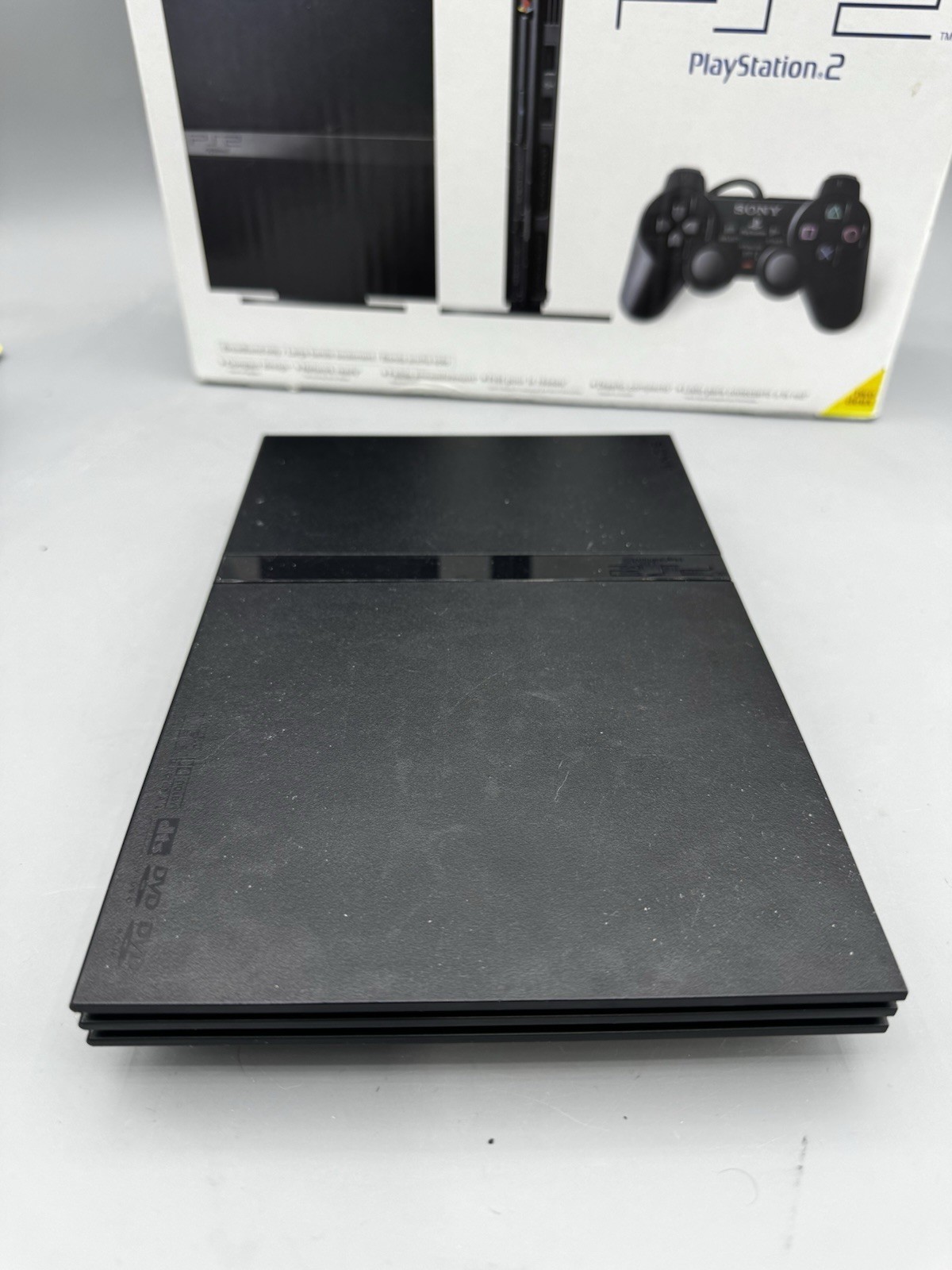 PlayStation 2 Slim Tested & Cleaned Complete In Box New Laser